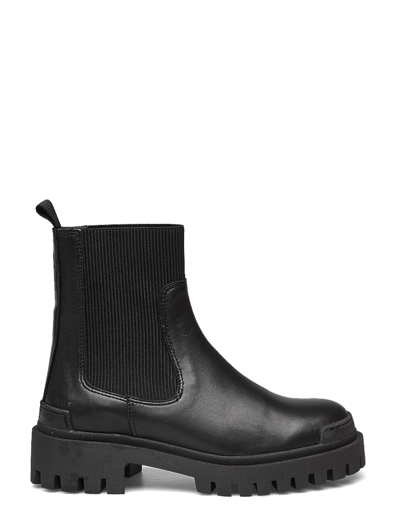 ANGULUS - Booties - flat - with elastic - chelsea støvler - 1604/019 black/black - 2