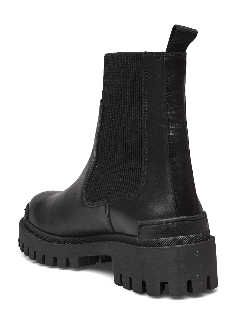 ANGULUS - Booties - flat - with elastic - chelsea støvler - 1604/019 black/black - 3