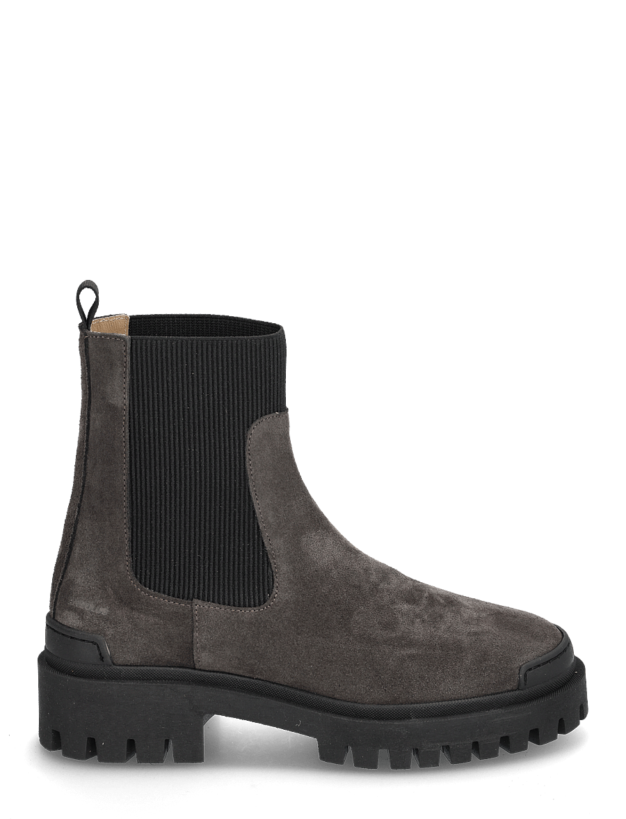 ANGULUS - Booties - flat - with elastic - stövlar - 1716/019 espresso/black - 1