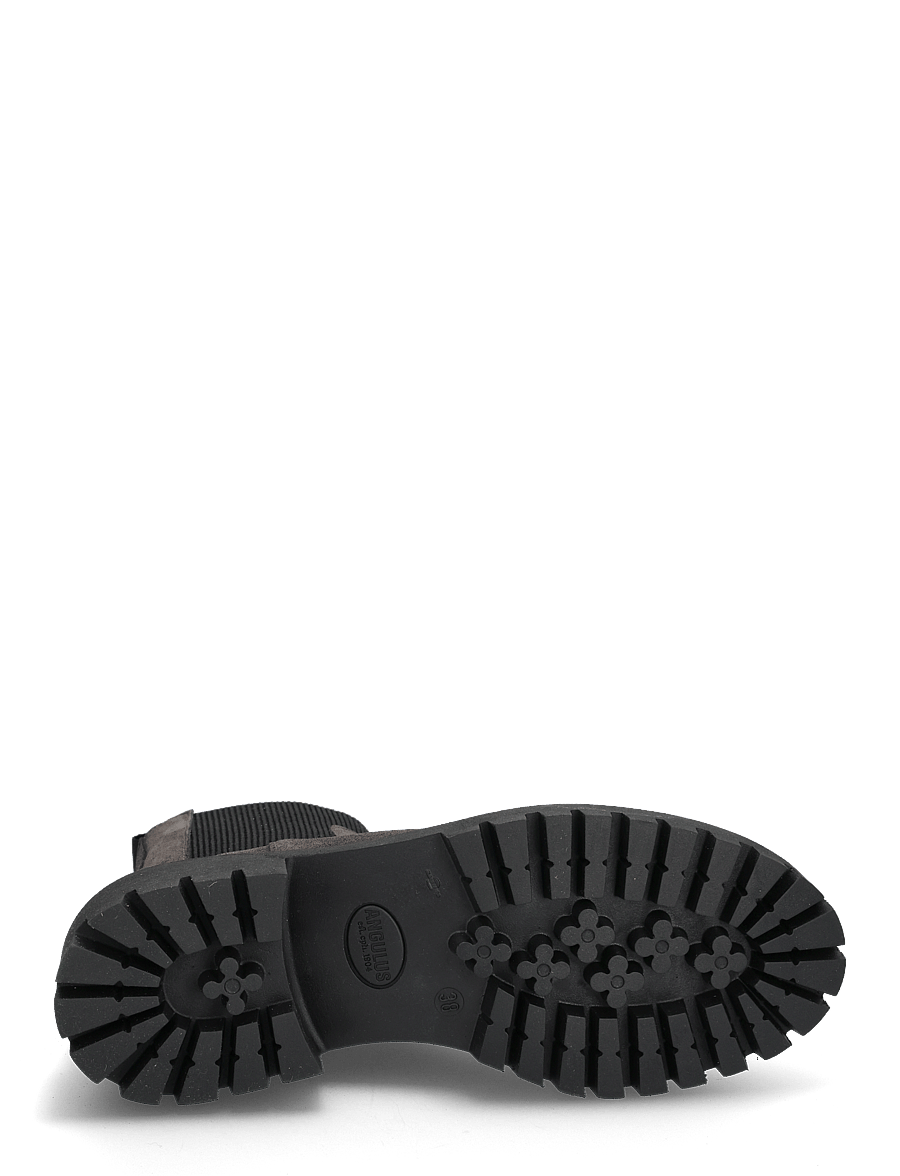 ANGULUS - Booties - flat - with elastic - stövlar - 1716/019 espresso/black - 4