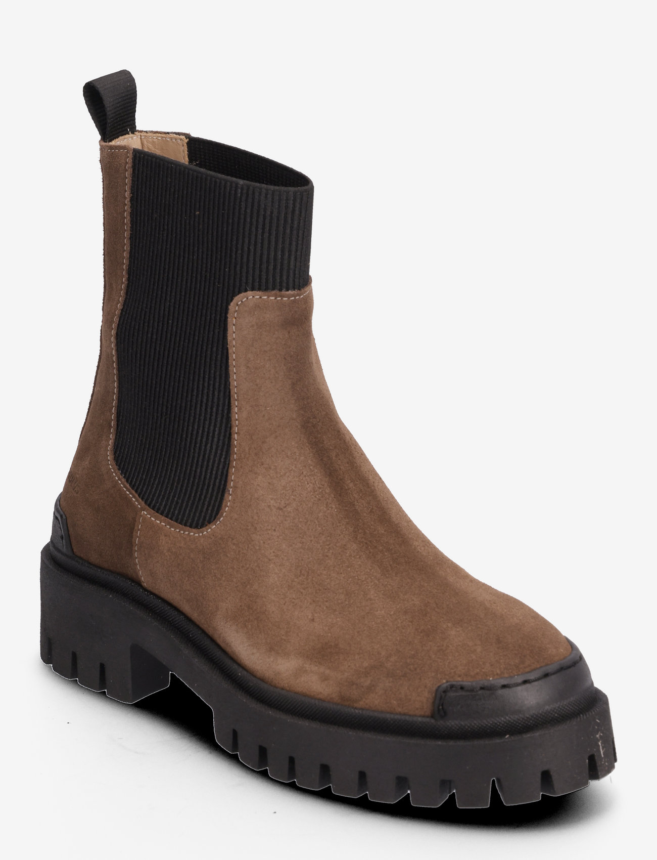 ANGULUS - Boots - flat - chelsea stila zābaki - 1753/019 taupe/black - 0