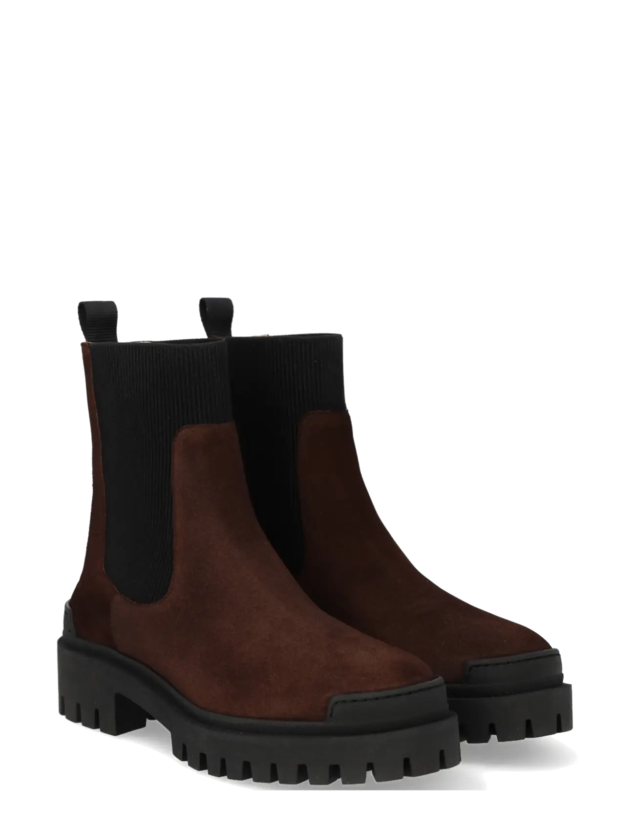 ANGULUS Booties - flat - with elastic - Jalanõud - 2193/019 BROWN/BLACK / brown
