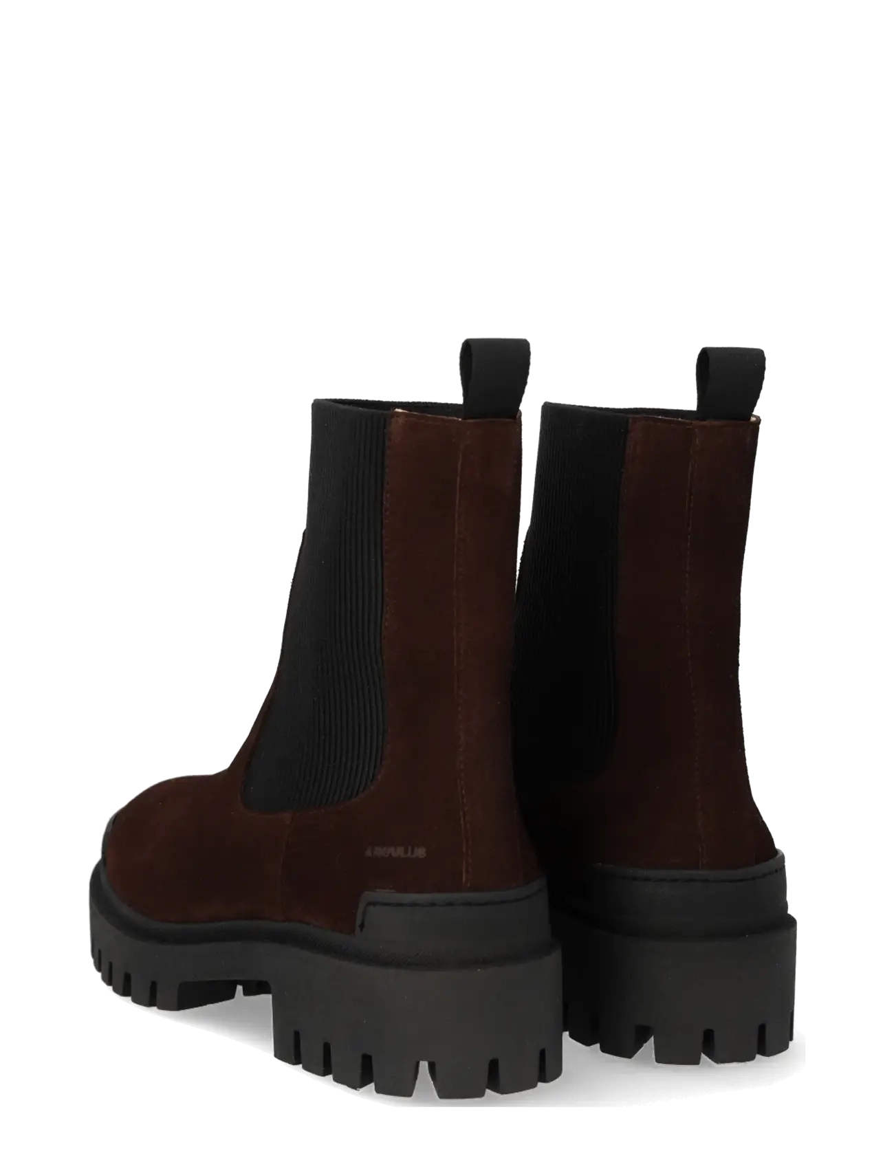 ANGULUS - Booties - flat - with elastic - madalad poolsaapad - 2193/019 brown/black - 2