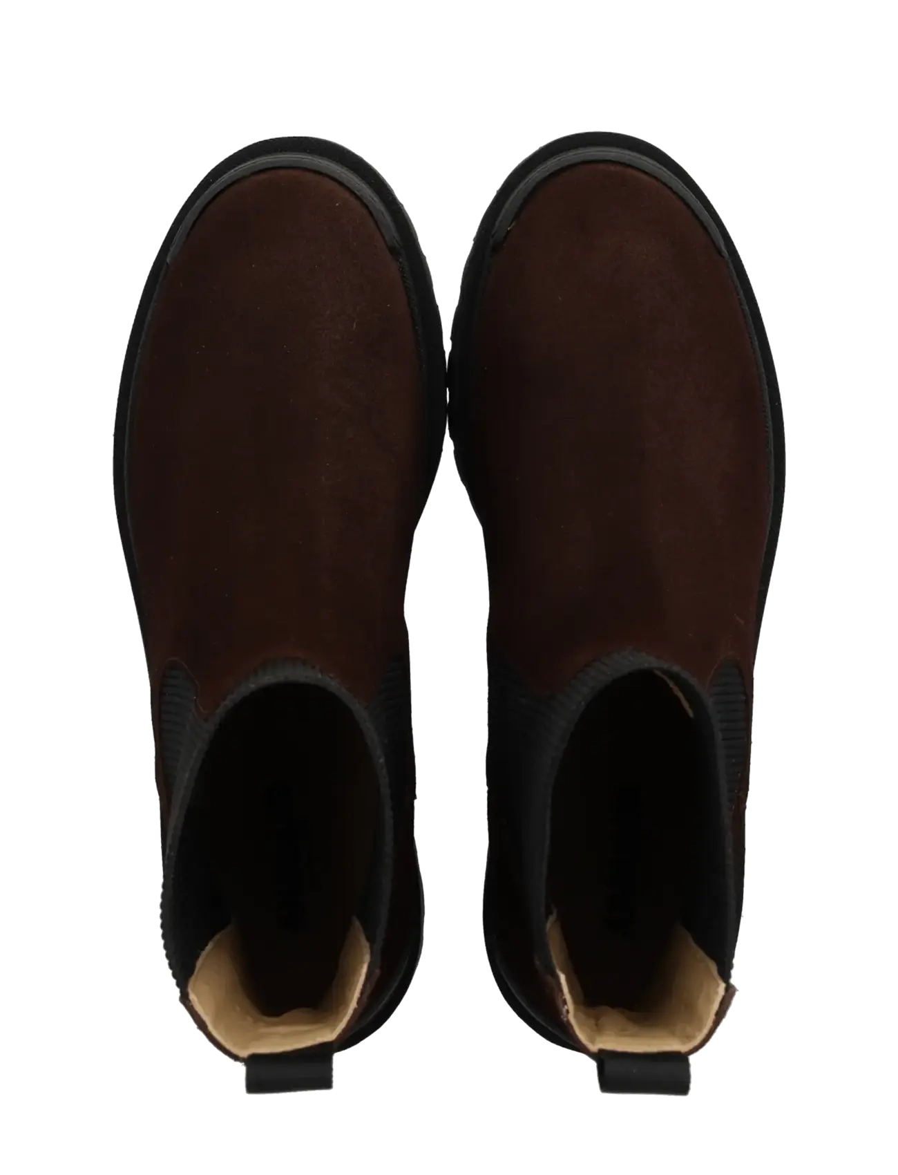 ANGULUS - Booties - flat - with elastic - madalad poolsaapad - 2193/019 brown/black - 3
