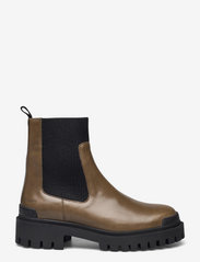 ANGULUS - Boots - flat - chelsea stila zābaki - 1841/019 dark olive/black - 1