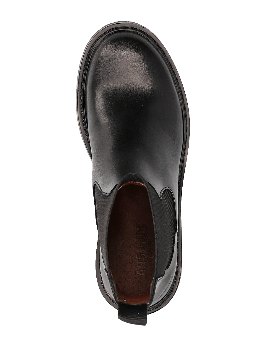 ANGULUS - Boots - flat - chelsea boots - 1605/001 black basic/black - 3