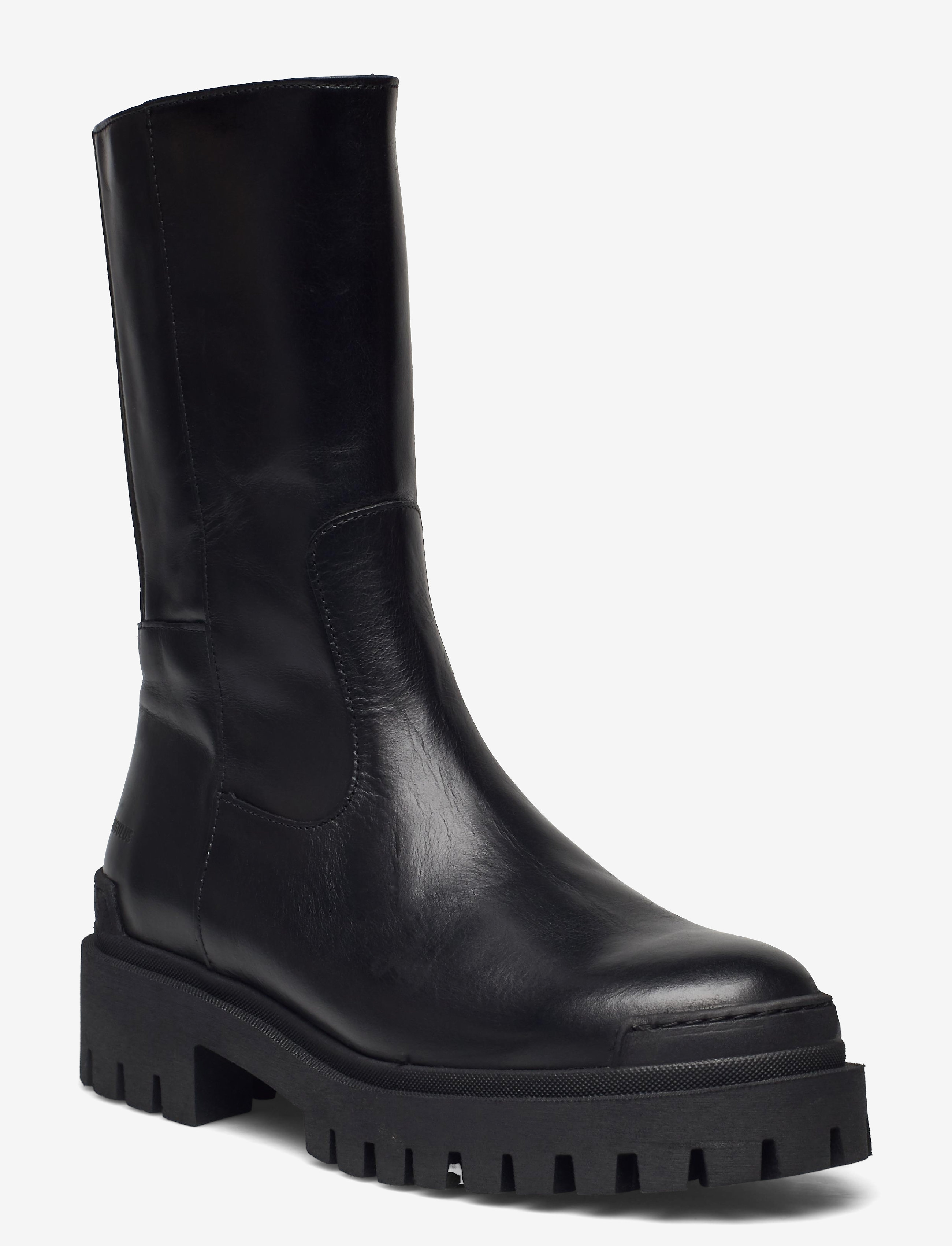 ANGULUS Boots - flat - Langskaftede støvler - 1835/019 BLACK /BLACK / black