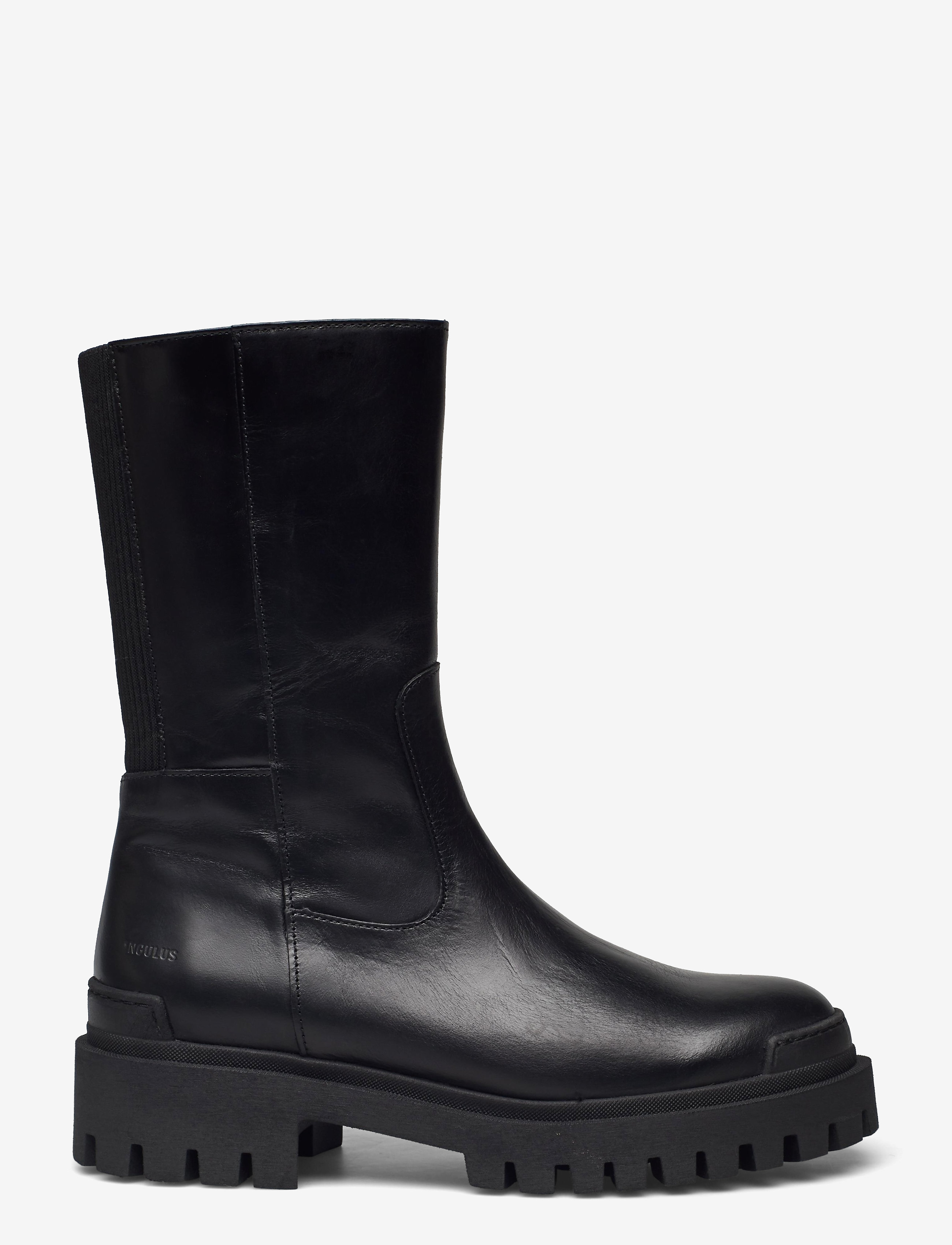 ANGULUS - Boots - flat - festmode zu outlet-preisen - 1835/019 black /black - 1