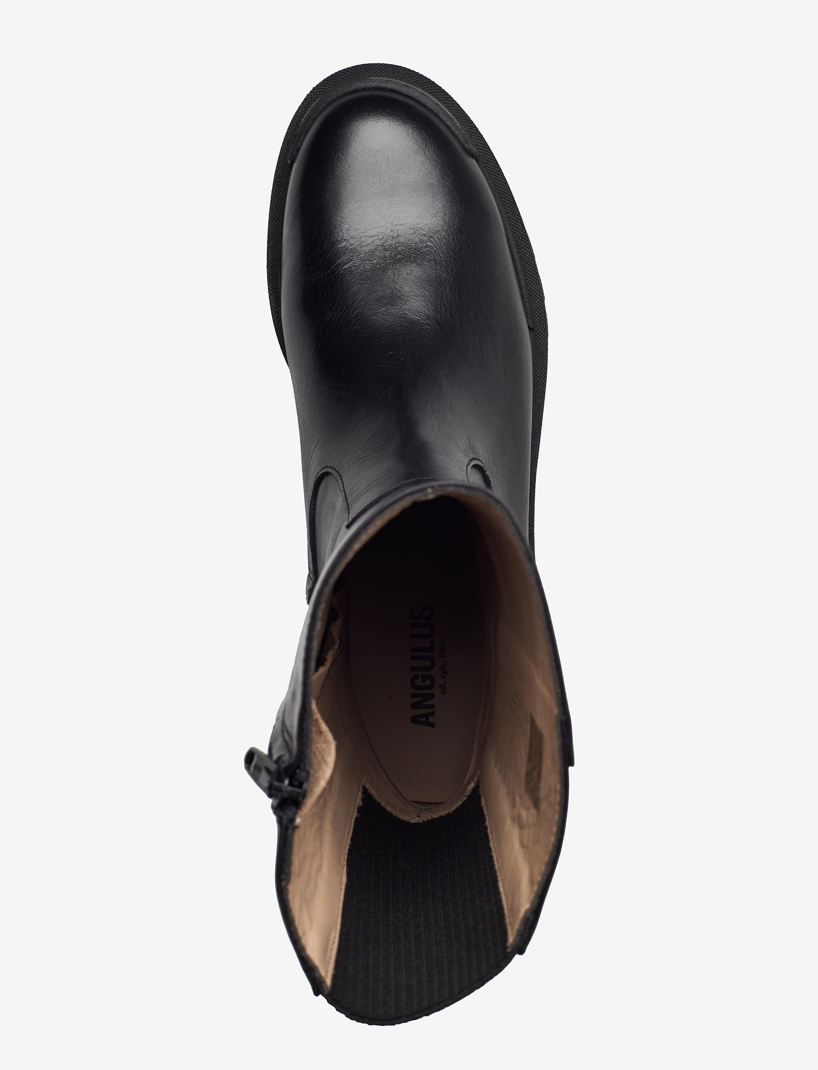 ANGULUS - Boots - flat - festmode zu outlet-preisen - 1835/019 black /black - 3