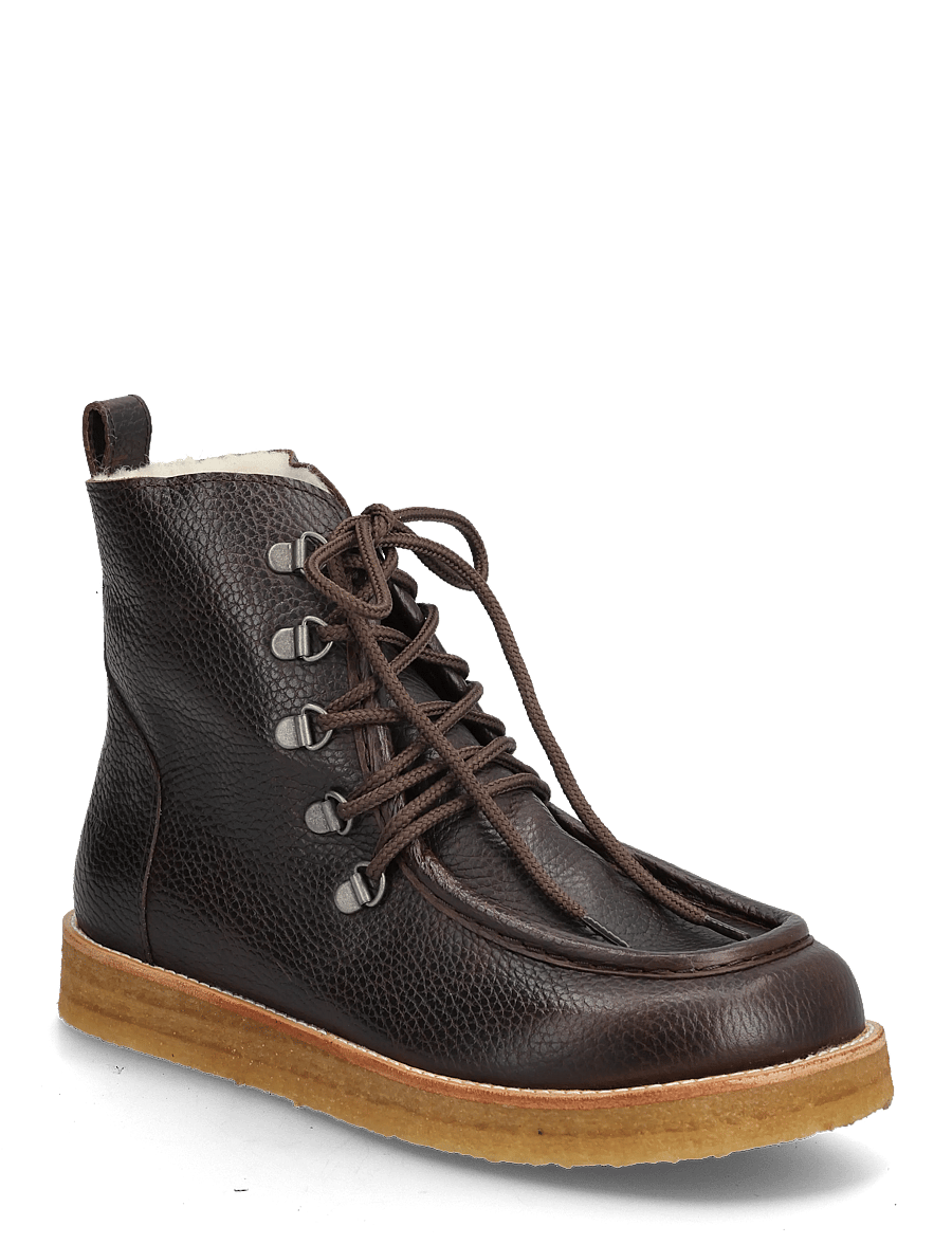 ANGULUS - Boots - flat - with laces - laced boots - 2505 dark brown - 0