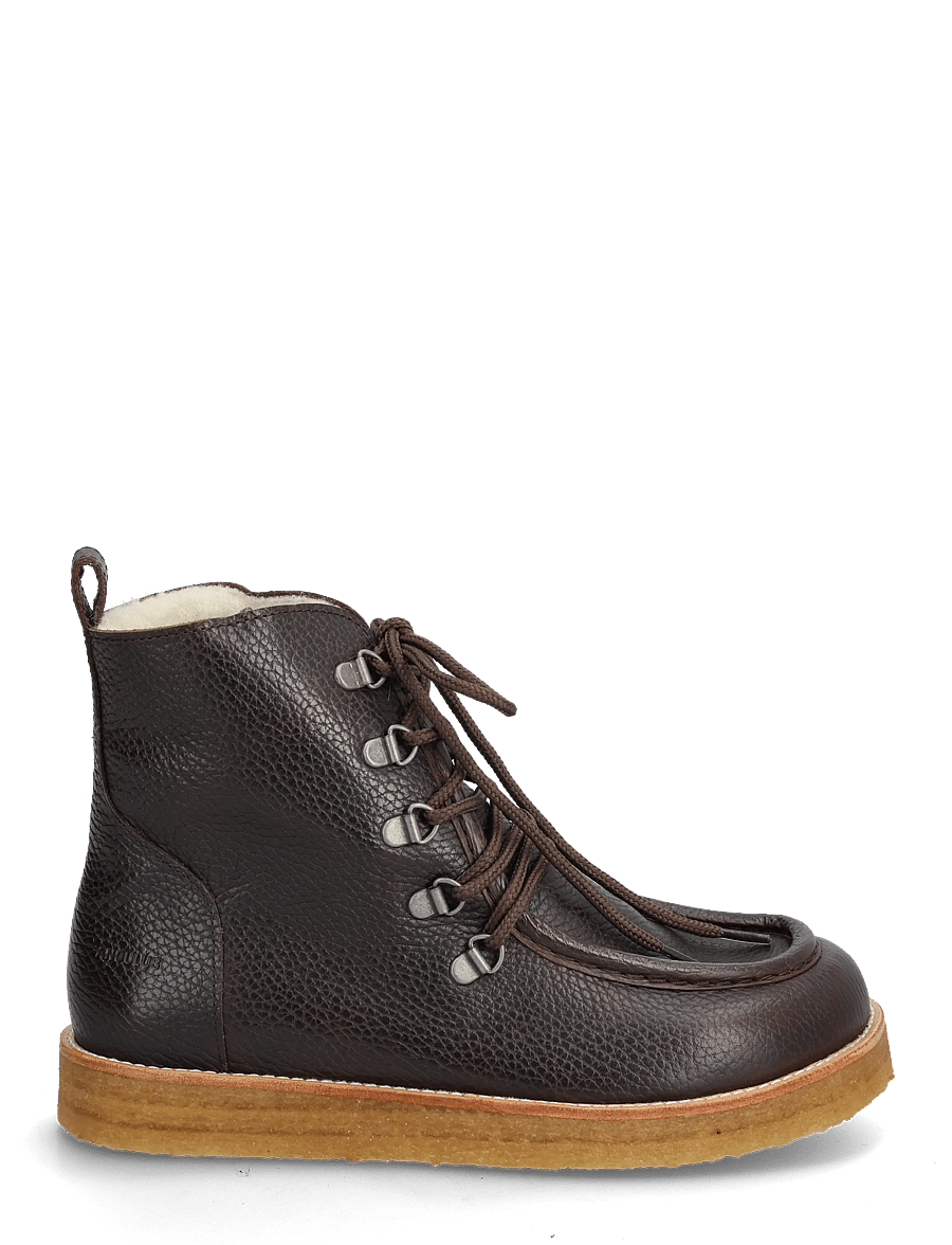 ANGULUS - Boots - flat - with laces - laced boots - 2505 dark brown - 1