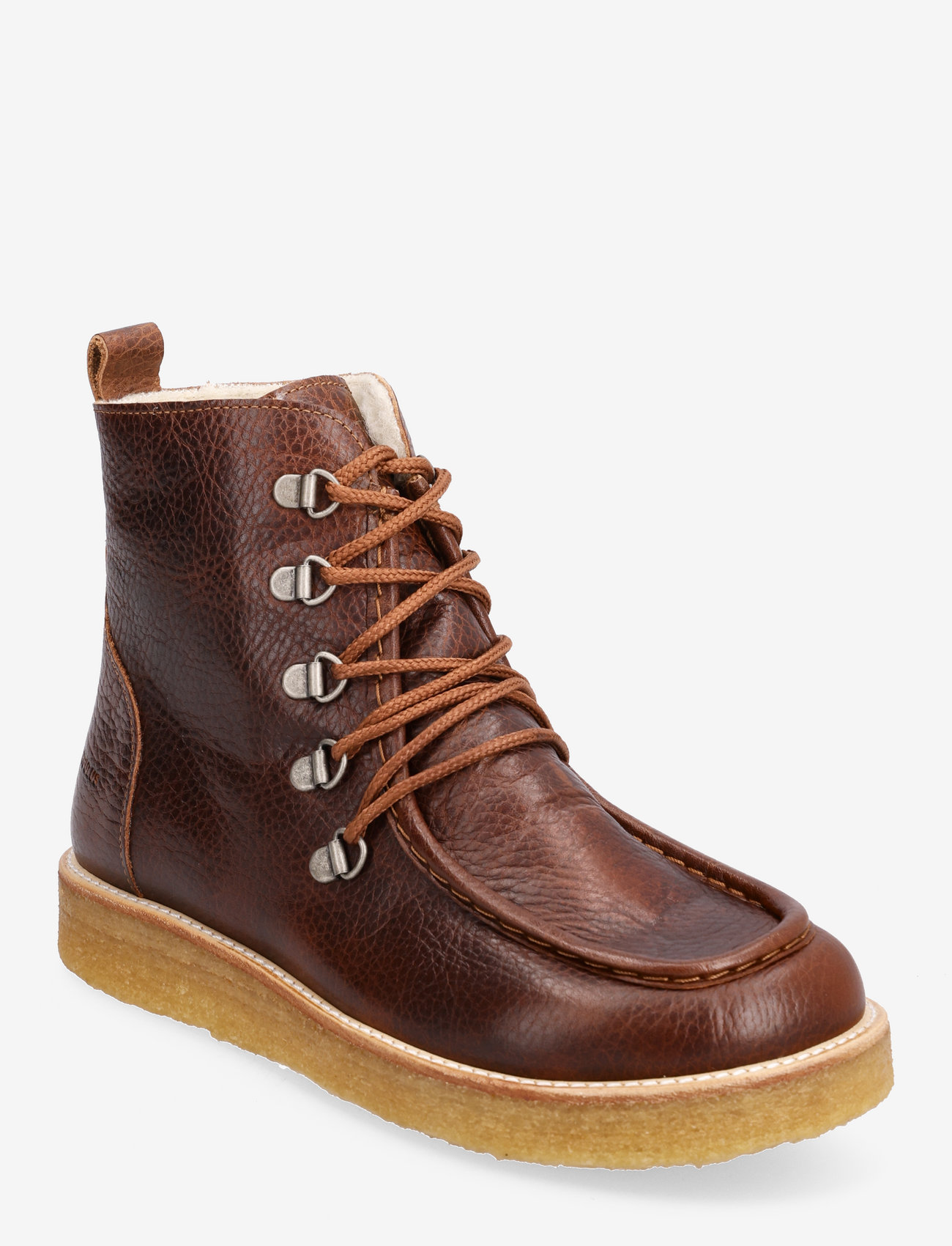 ANGULUS - Boots - flat - with laces - moterims - 2509 cognac - 0