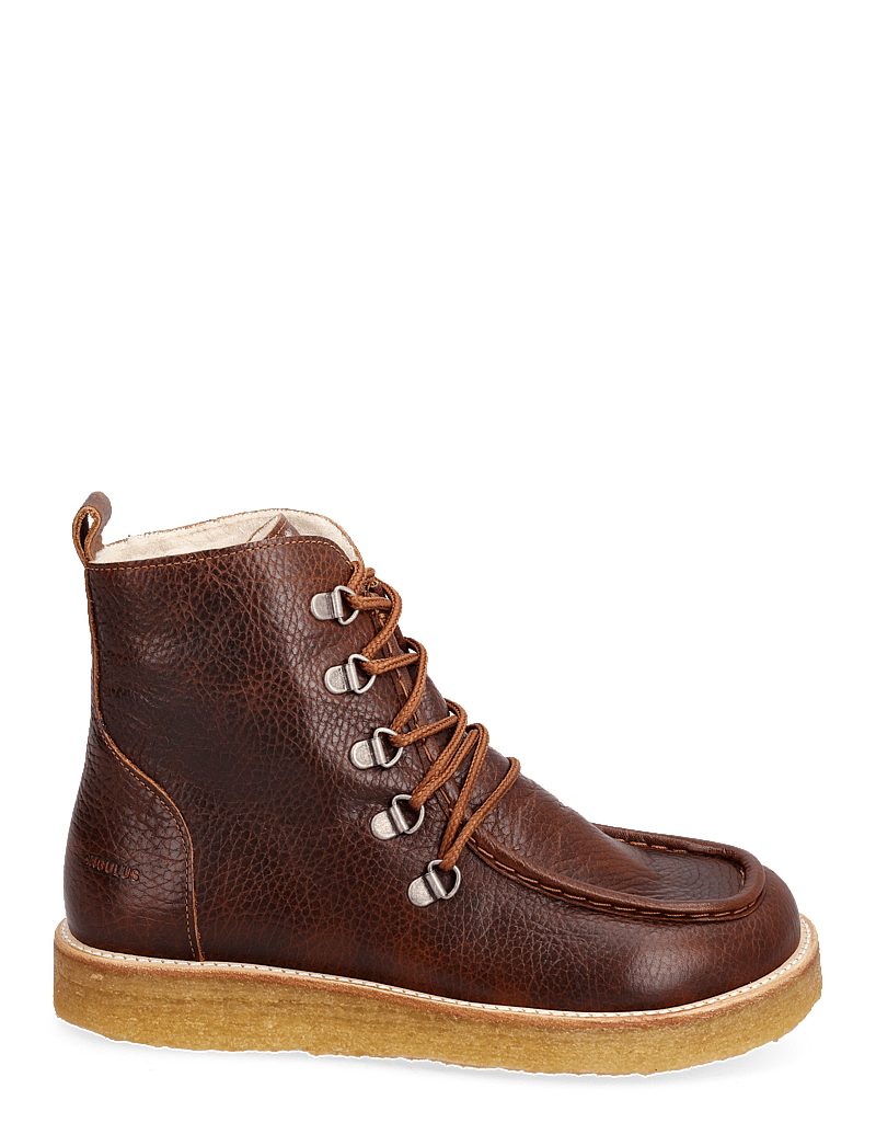 ANGULUS - Boots - flat - with laces - snørestøvler - 2509 cognac - 1