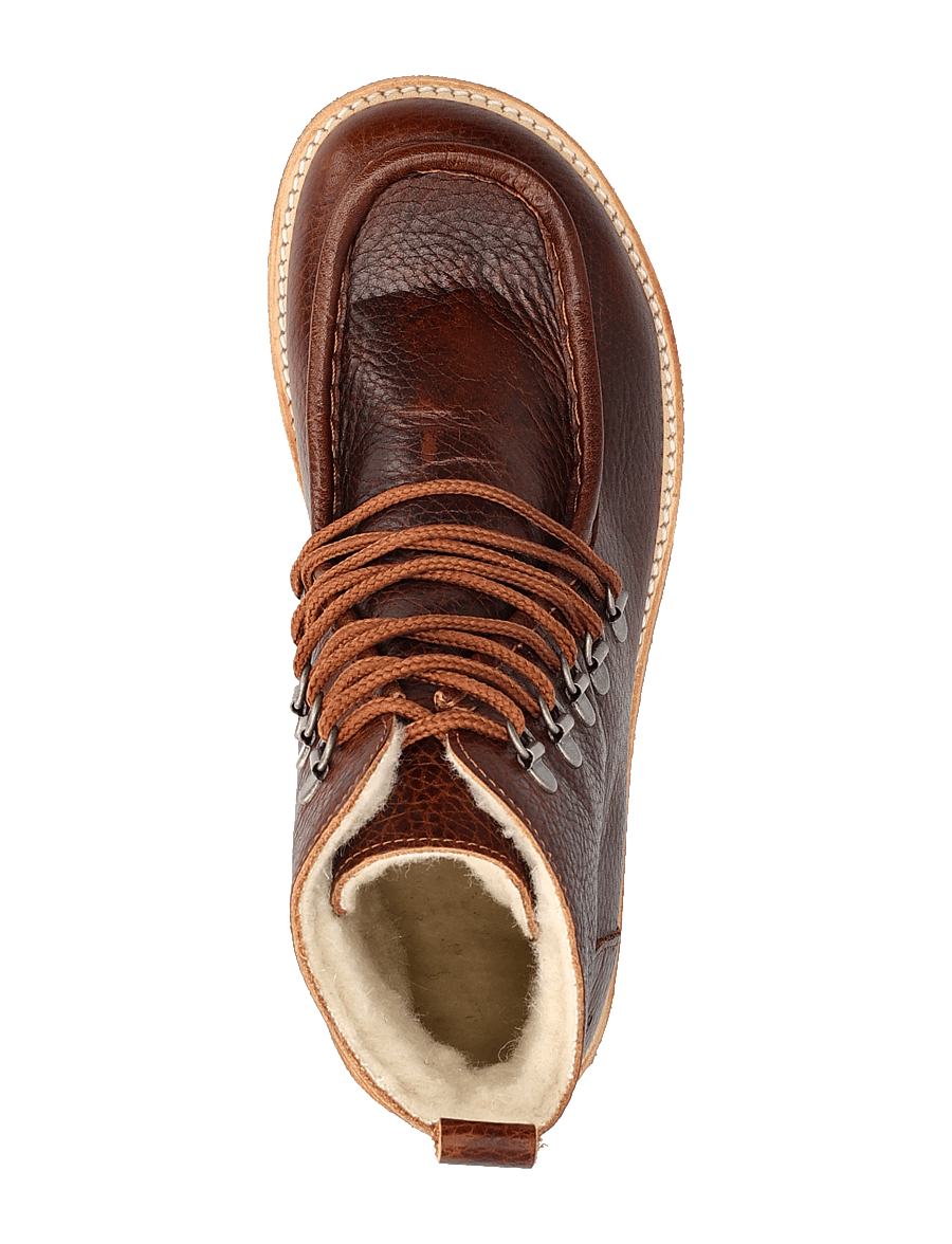 ANGULUS - Boots - flat - with laces - kängor - 2509 cognac - 3