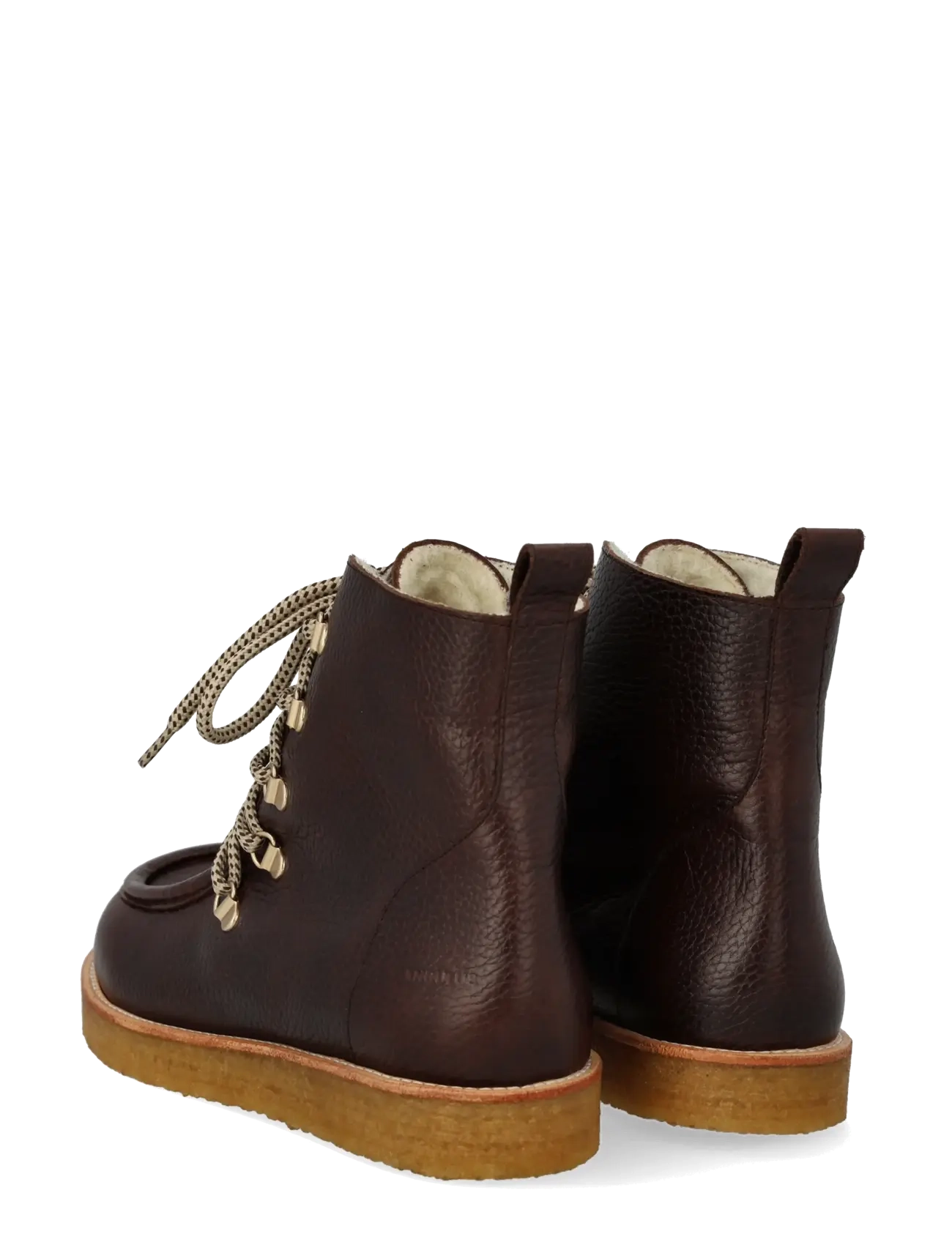 ANGULUS - Boots - flat - with laces - flat ankle boots - 2505 dark brown - 2
