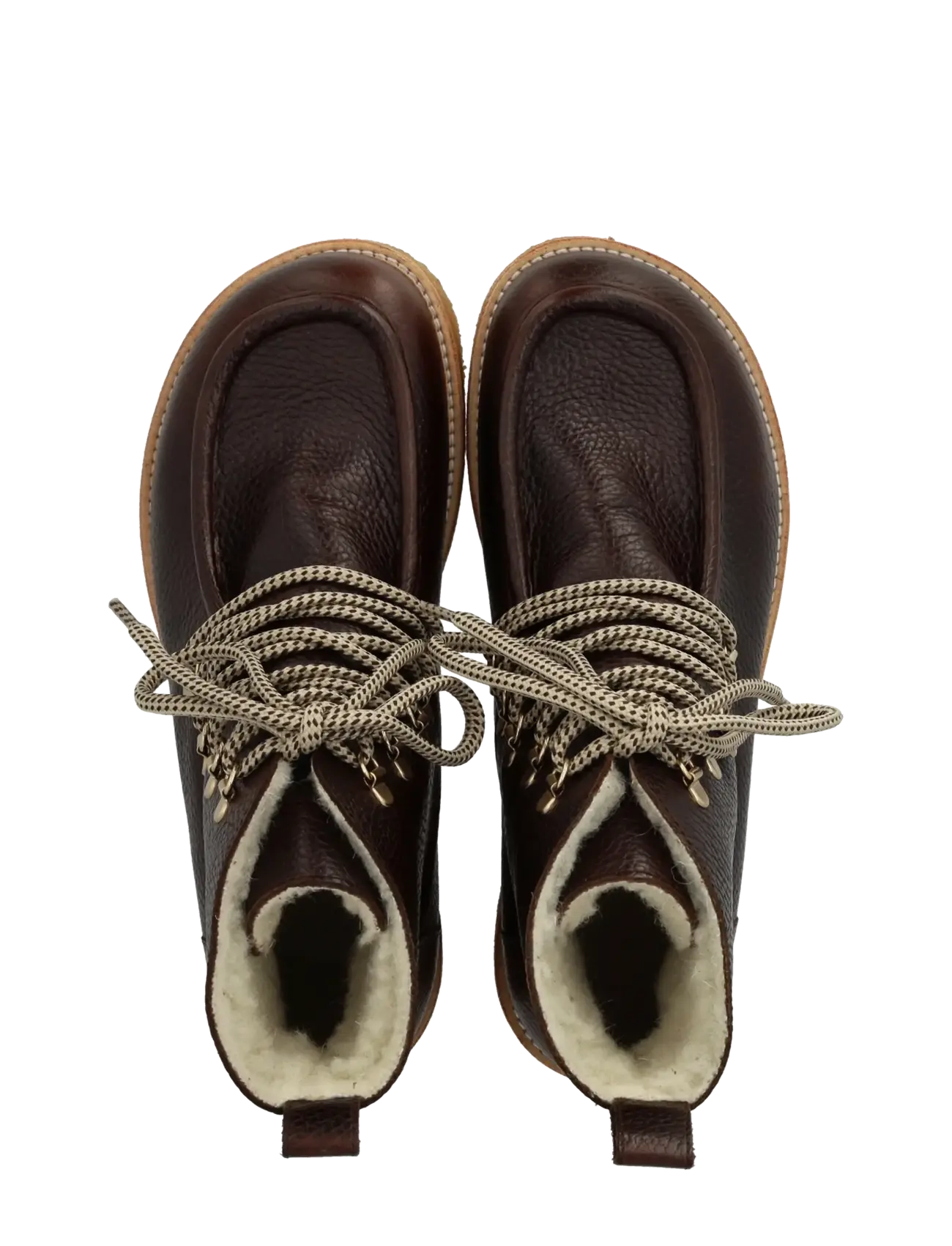 ANGULUS - Boots - flat - with laces - flat ankle boots - 2505 dark brown - 3