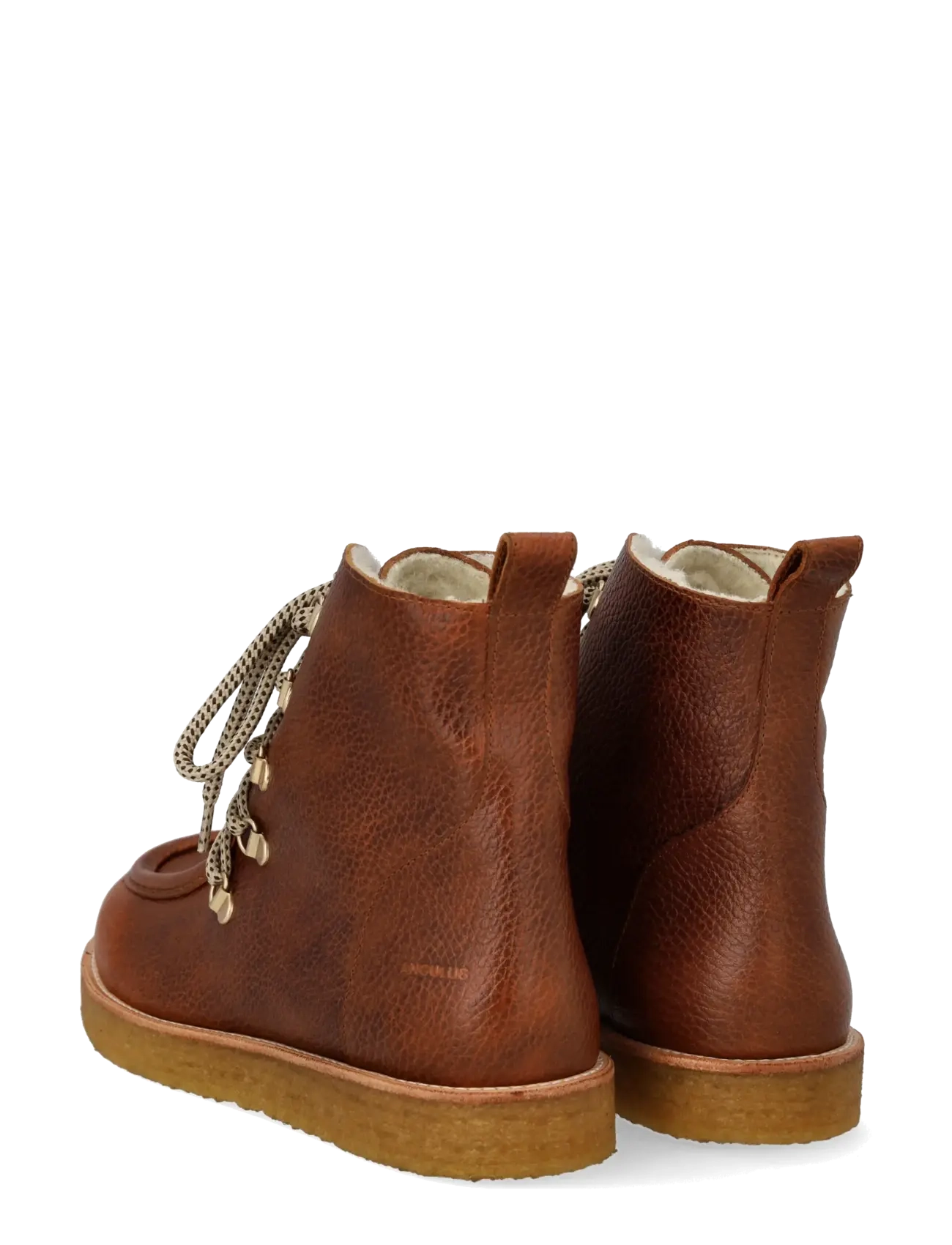 ANGULUS - Boots - flat - with laces - flache stiefeletten - 2509 cognac - 2