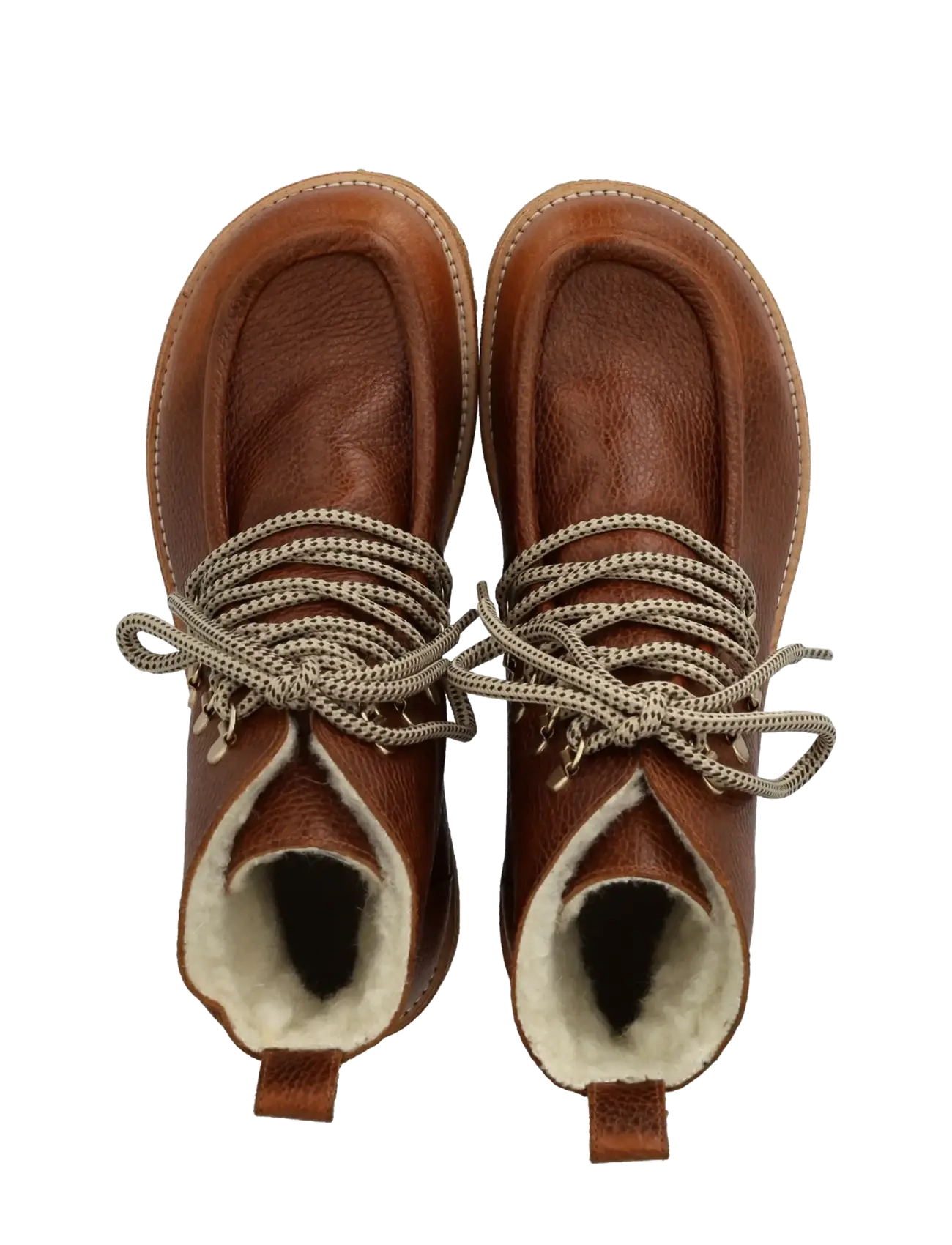 ANGULUS - Boots - flat - with laces - flache stiefeletten - 2509 cognac - 3