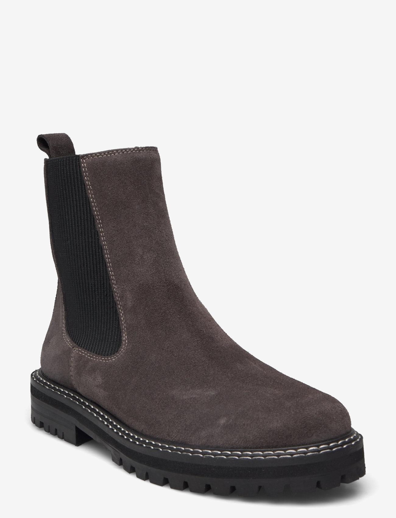 ANGULUS - Booties - flat - with elastic - chelsea boots - 1716/019 espresso/black - 0