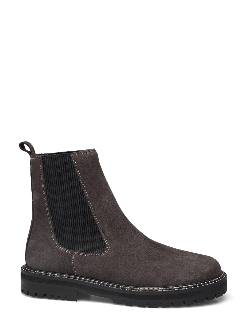 ANGULUS - Booties - flat - with elastic - stövlar - 1716/019 espresso/black - 1