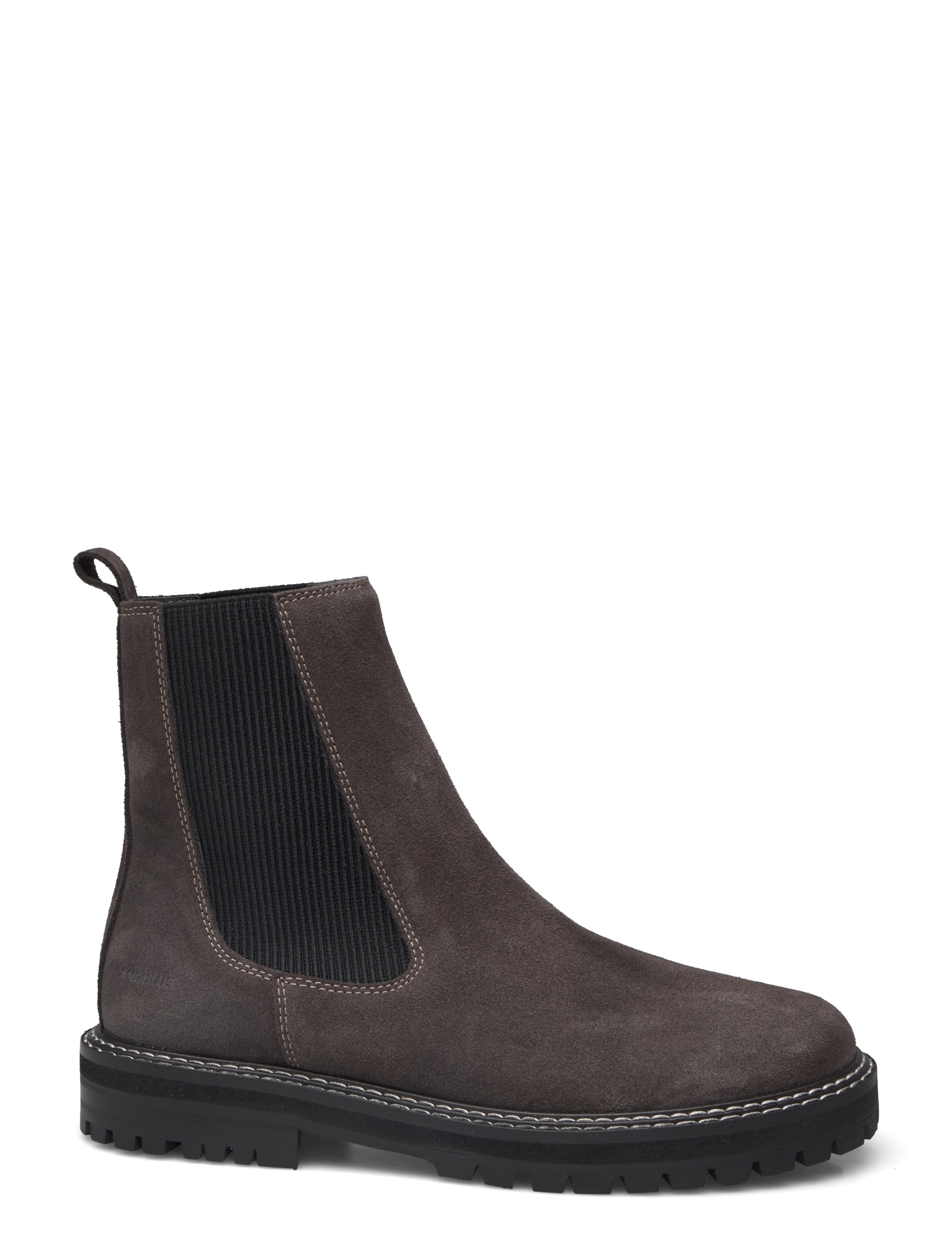 ANGULUS - Booties - flat - with elastic - chelsea støvler - 1716/019 espresso/black - 1
