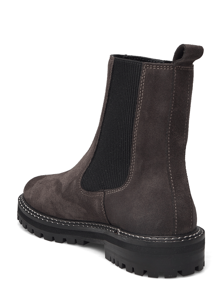 ANGULUS - Booties - flat - with elastic - boots - 1716/019 espresso/black - 2
