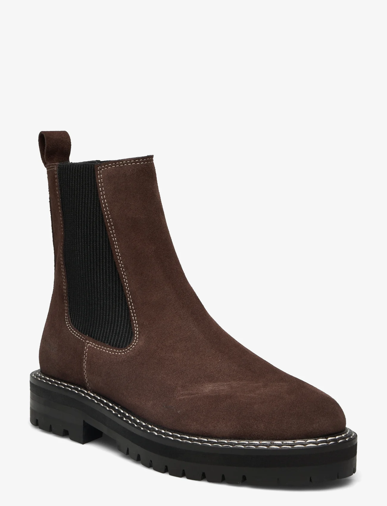 ANGULUS - Boots - flat - chelsea stila zābaki - 1718/019 brown/black - 0