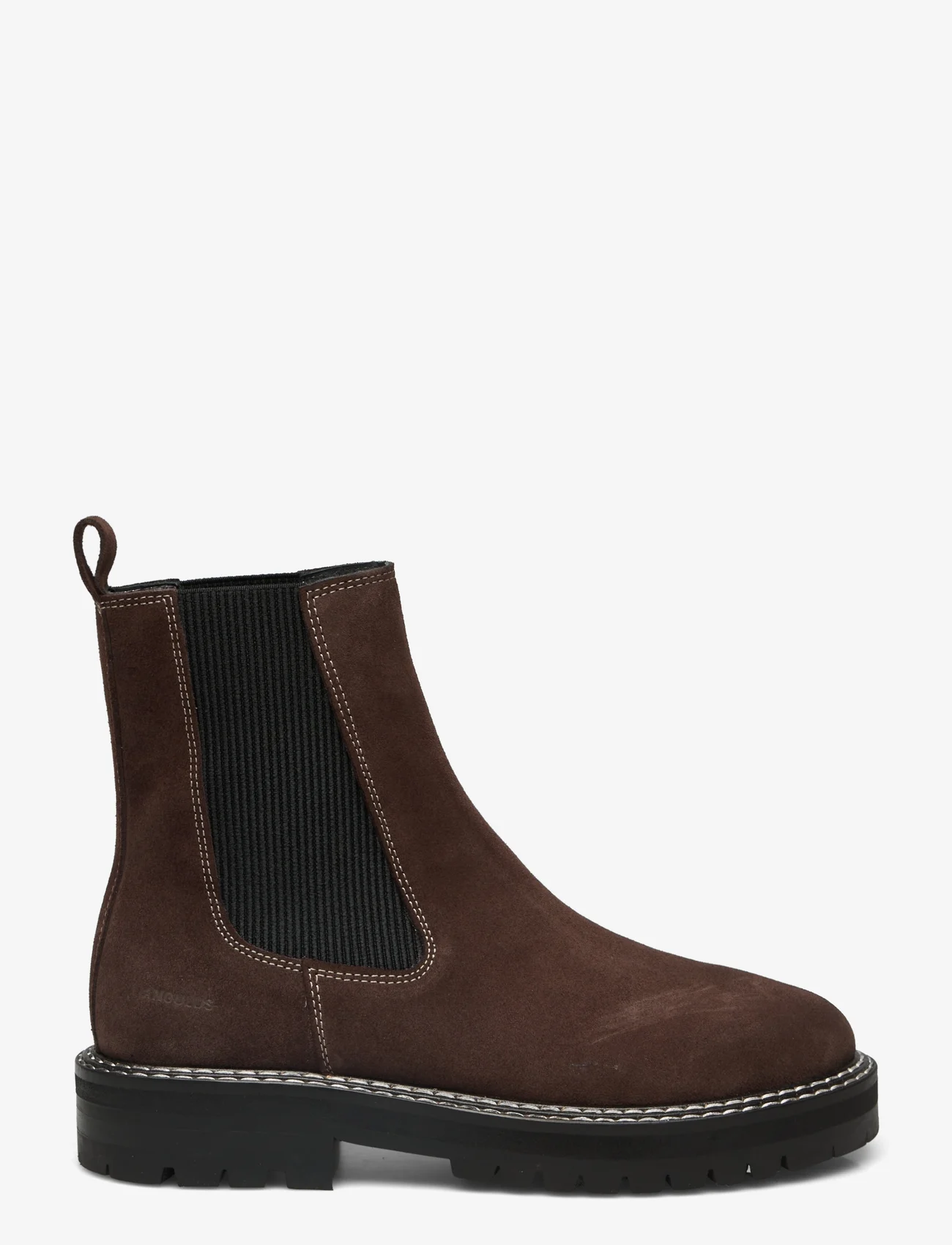 ANGULUS - Boots - flat - chelsea boots - 1718/019 brown/black - 1