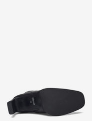 ANGULUS - Bootie - block heel - with zippe - korolliset nilkkurit - 1604/001 black/black - 4