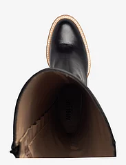 ANGULUS - Bootie - block heel - with zippe - kozaki klasyczne - 1835/001 black/black - 3