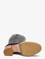 ANGULUS - Bootie - block heel - with zippe - langskaftede støvler - 1835/001 black/black - 4