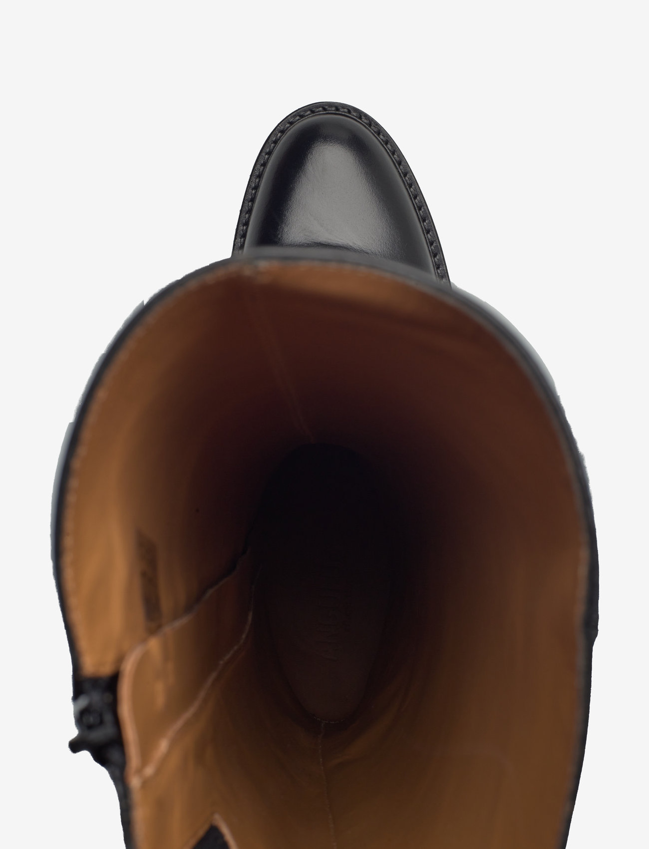 ANGULUS - Bootie - block heel - with zippe - pika säärega saapad - 1835/001 black/black - 3