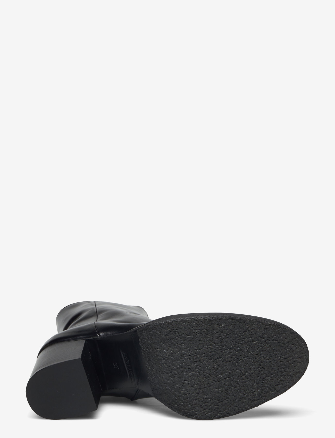ANGULUS - Bootie - block heel - with zippe - hohe absätze - 1835/001 black/black - 4