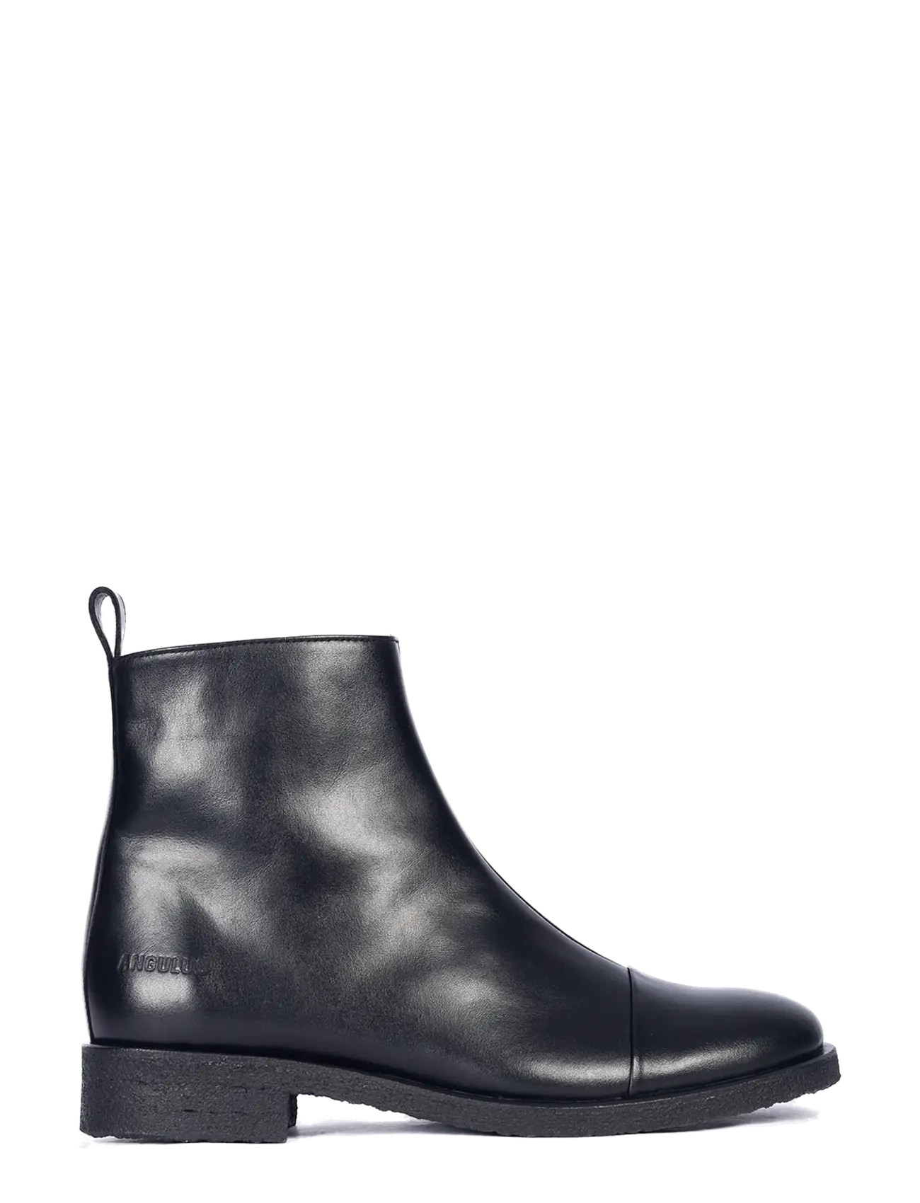 ANGULUS - Booties - flat - with zipper - 1604/001 black/black - 1