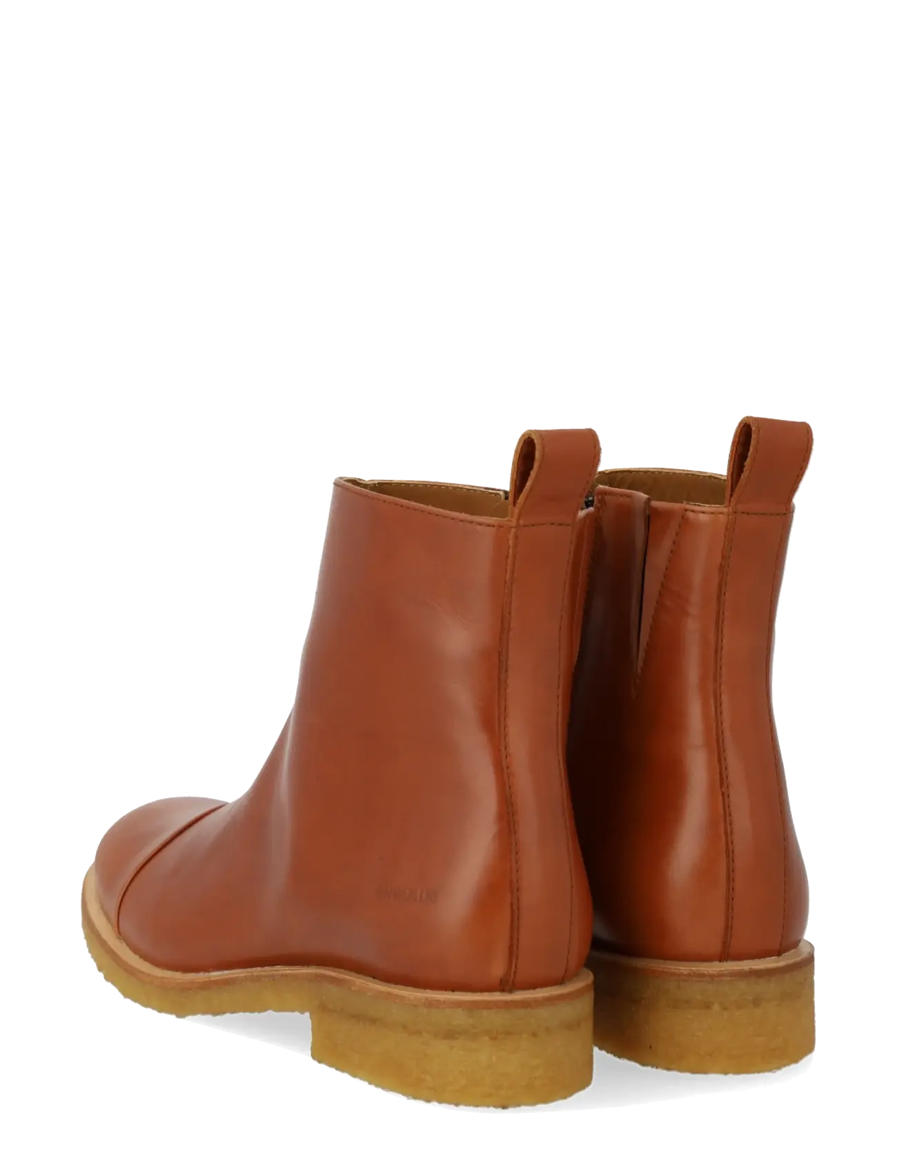 ANGULUS - Booties - flat - with zipper - 1838/002 cognac/dark brown - 2
