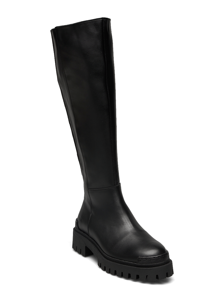 ANGULUS - Boots - flat - knähöga stövlar - 1604/019 black/black - 3