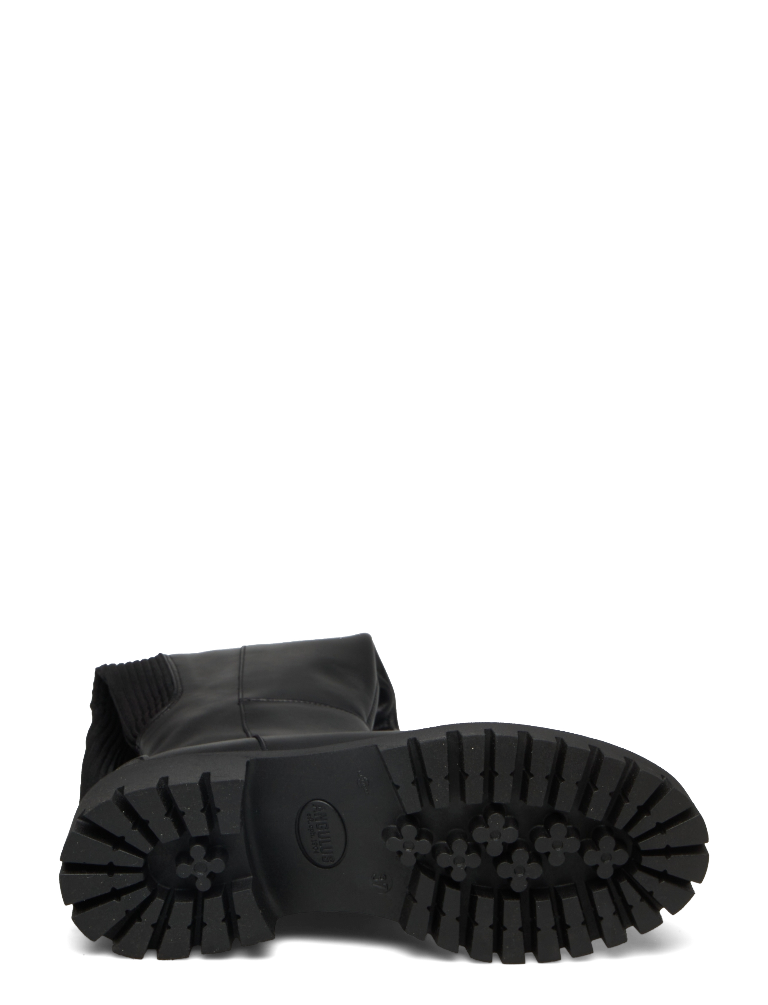 ANGULUS - Boots - flat - knähöga stövlar - 1604/019 black/black - 5