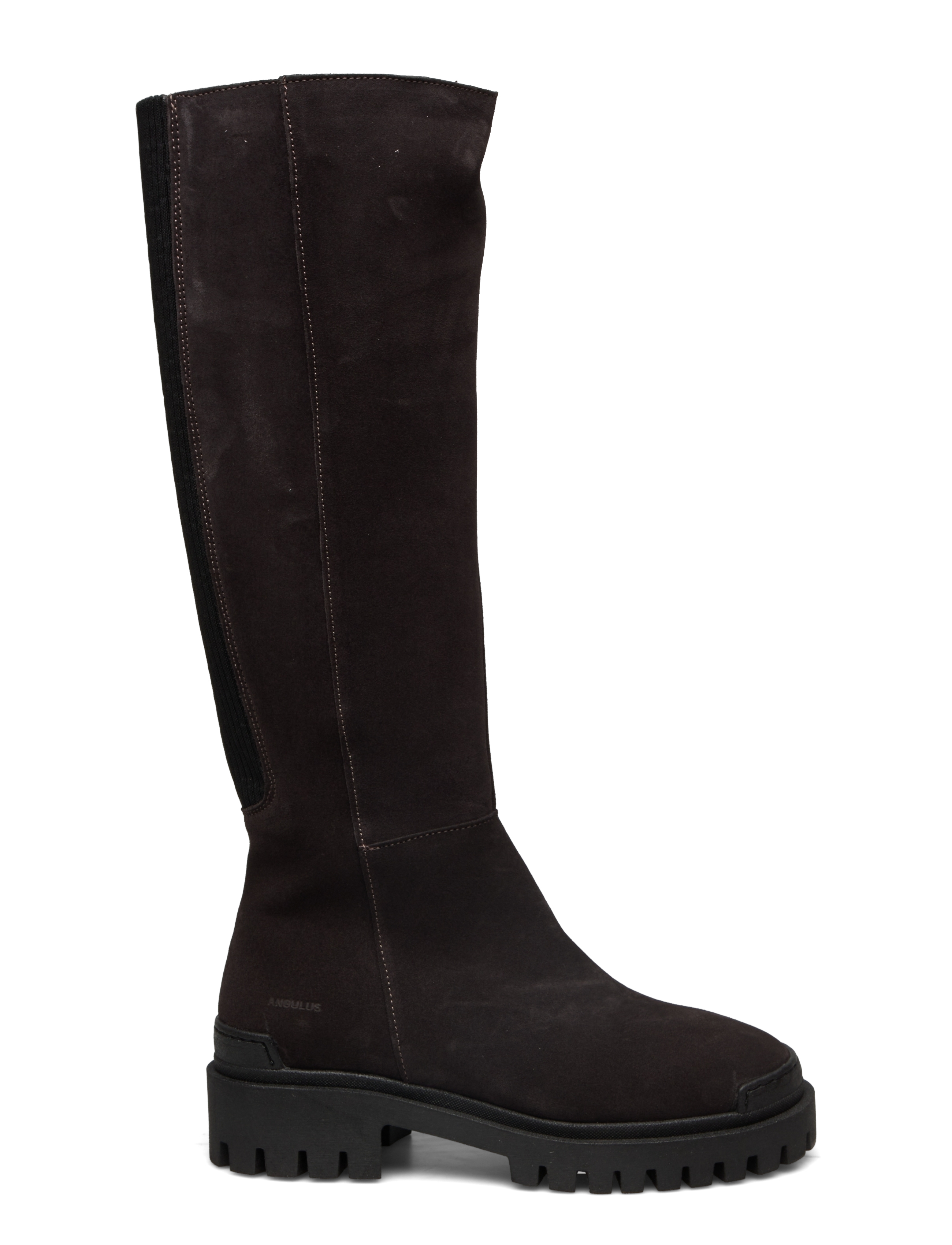 ANGULUS - Boots - flat - odzież imprezowa w cenach outletowych - 1716/019 espresso/black - 1