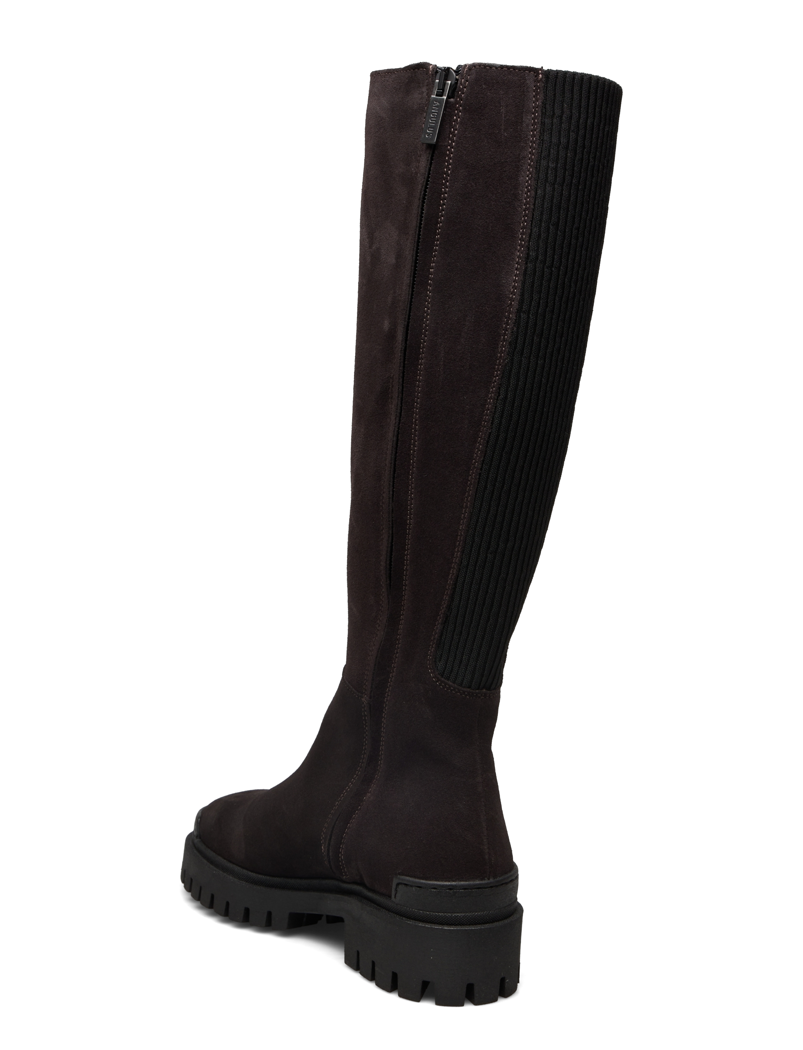 ANGULUS - Boots - flat - odzież imprezowa w cenach outletowych - 1716/019 espresso/black - 2