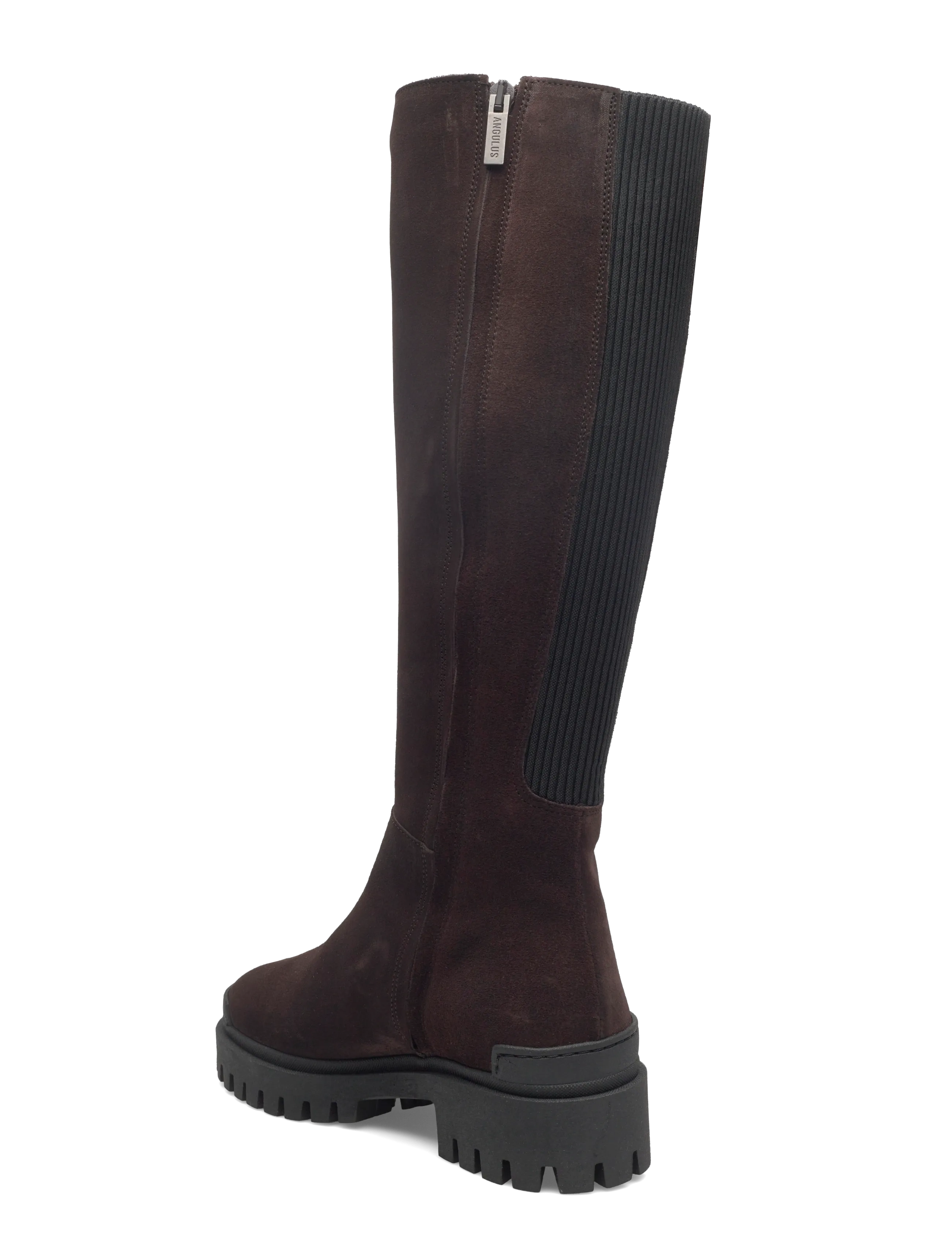 ANGULUS - Boots - flat - kniehohe stiefel - 2193/019 brown/black - 2