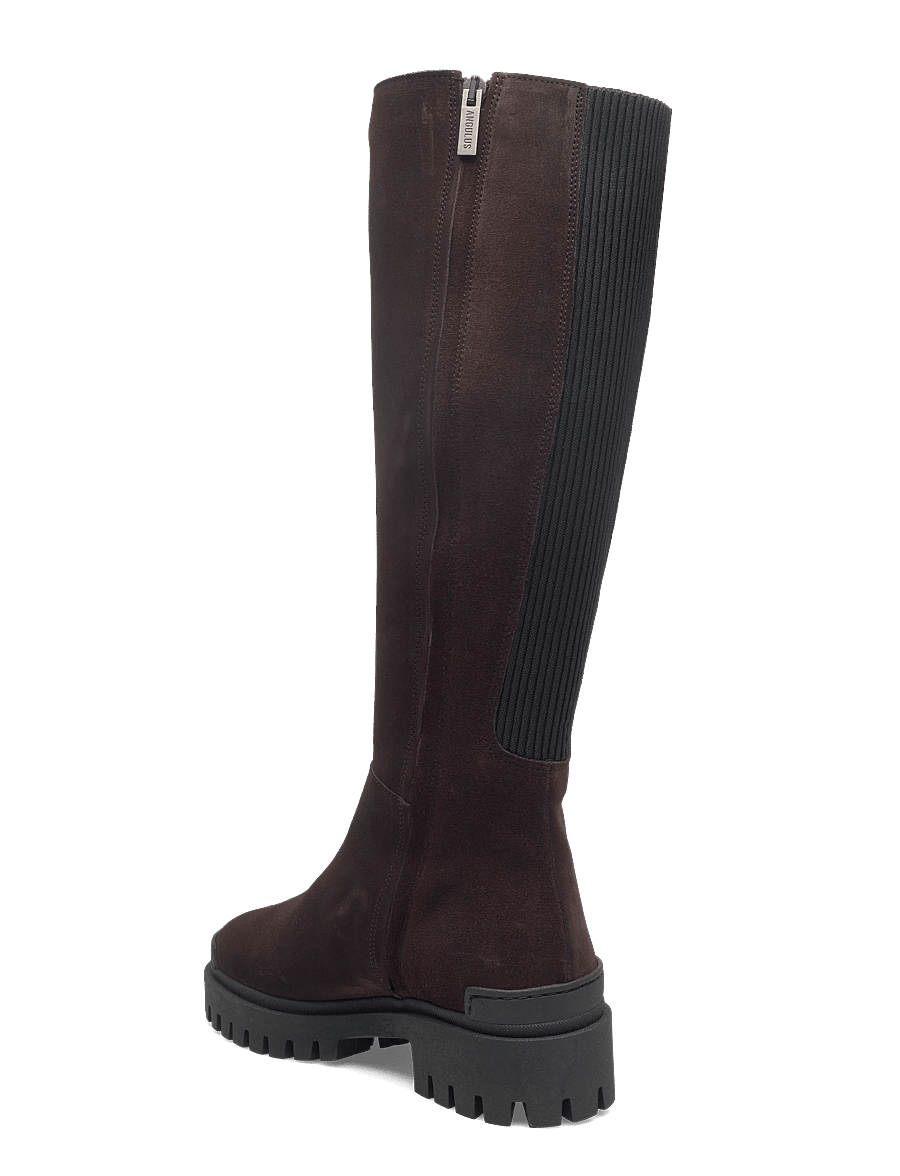 ANGULUS - Boots - flat - kniehohe stiefel - 2193/019 brown/black - 2