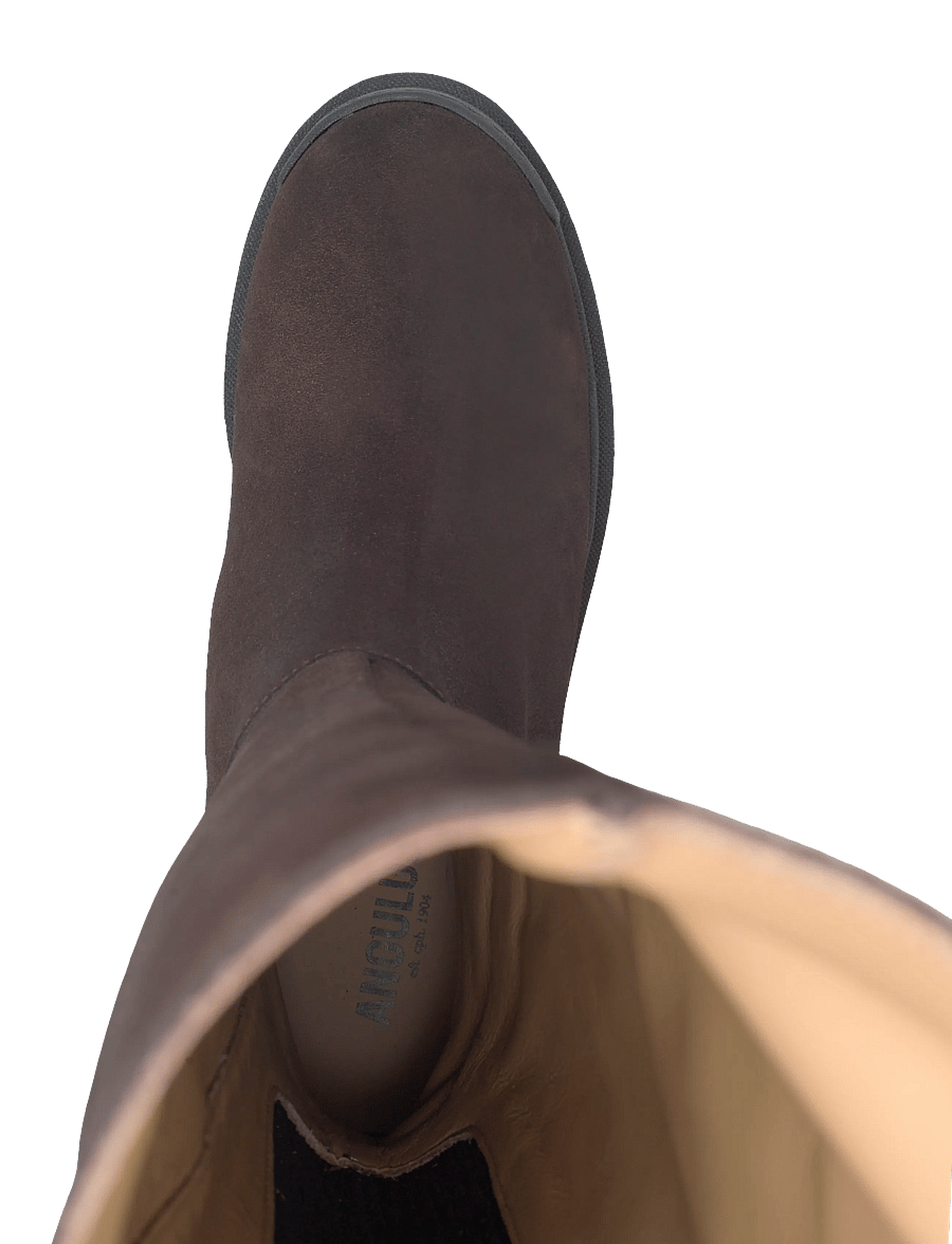 ANGULUS - Boots - flat - kniehohe stiefel - 2193/019 brown/black - 3