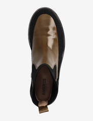 ANGULUS - Boots - flat - „chelsea“ stiliaus aulinukai - 1321/1841/019  black/d. oliven - 3