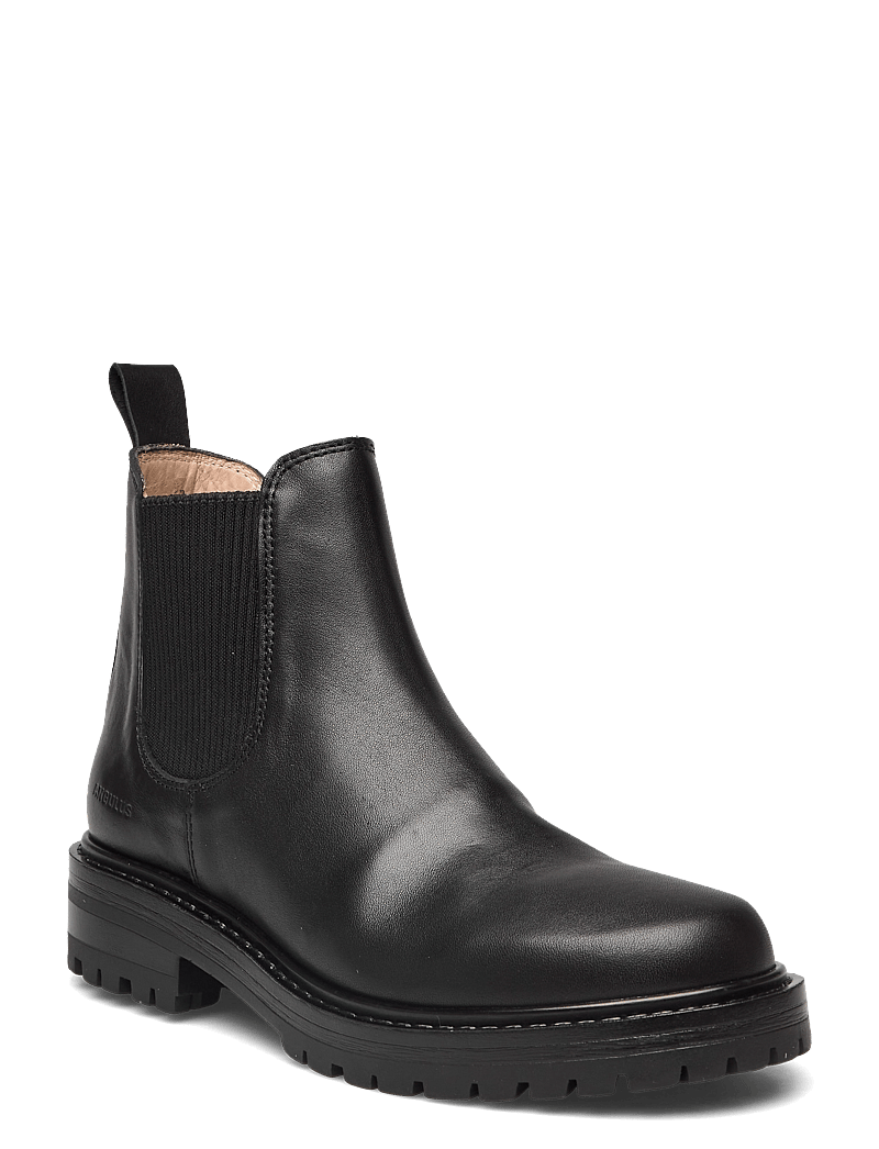 ANGULUS - Booties - flat - with elastic - stiefel - 1604/019 black/black - 1