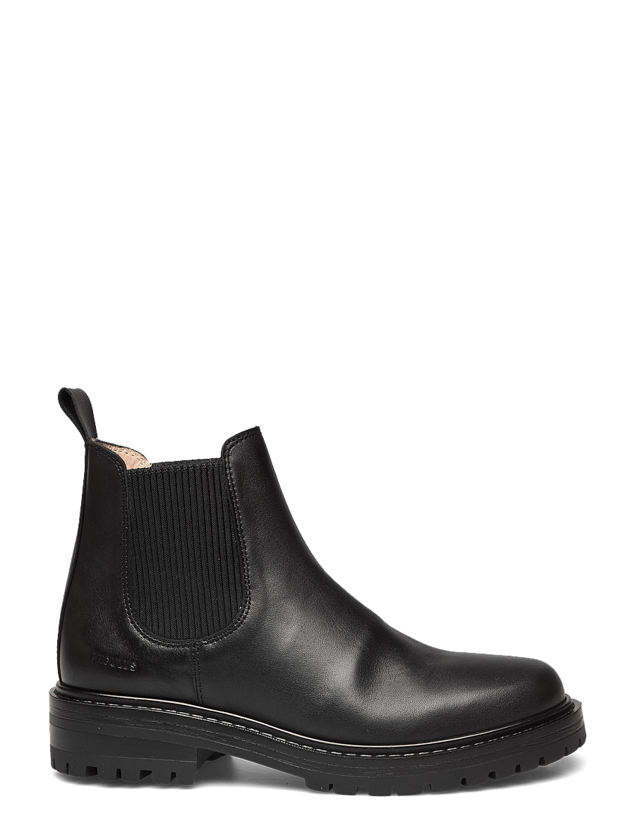 ANGULUS - Booties - flat - with elastic - stövlar - 1604/019 black/black - 2