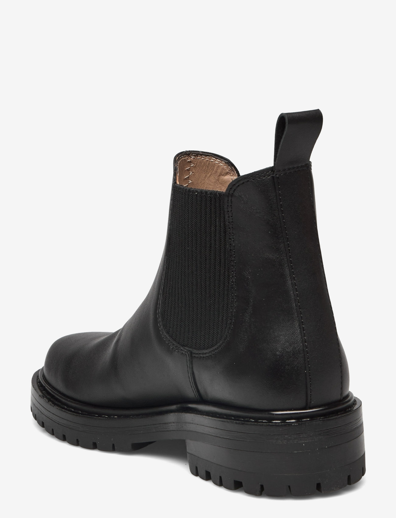 ANGULUS - Booties - flat - with elastic - chelsea støvler - 1604/019 black/black - 3