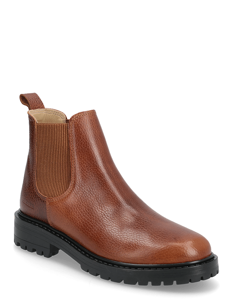 ANGULUS - Booties - flat - stiefel - 2509/040 medium brown/ cognac - 0