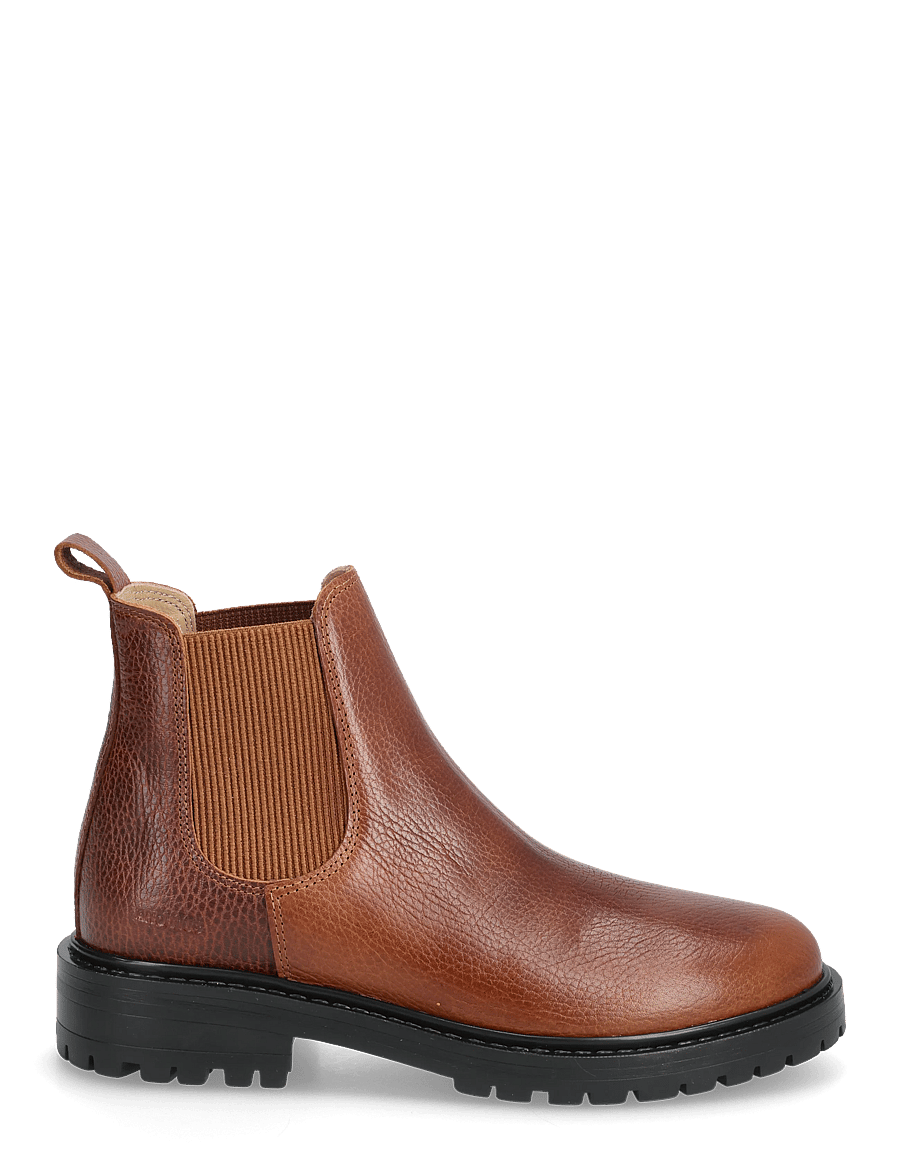 ANGULUS - Booties - flat - with elastic - stövlar - 2509/040 medium brown/ cognac - 1