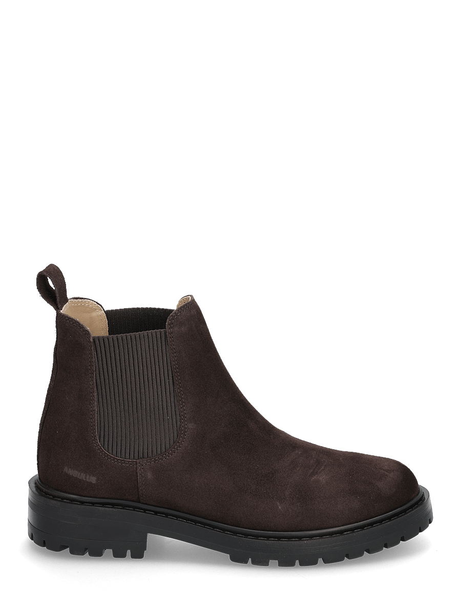 ANGULUS - Booties - flat - with elastic - flache stiefeletten - 2193/046 brown/brown - 1