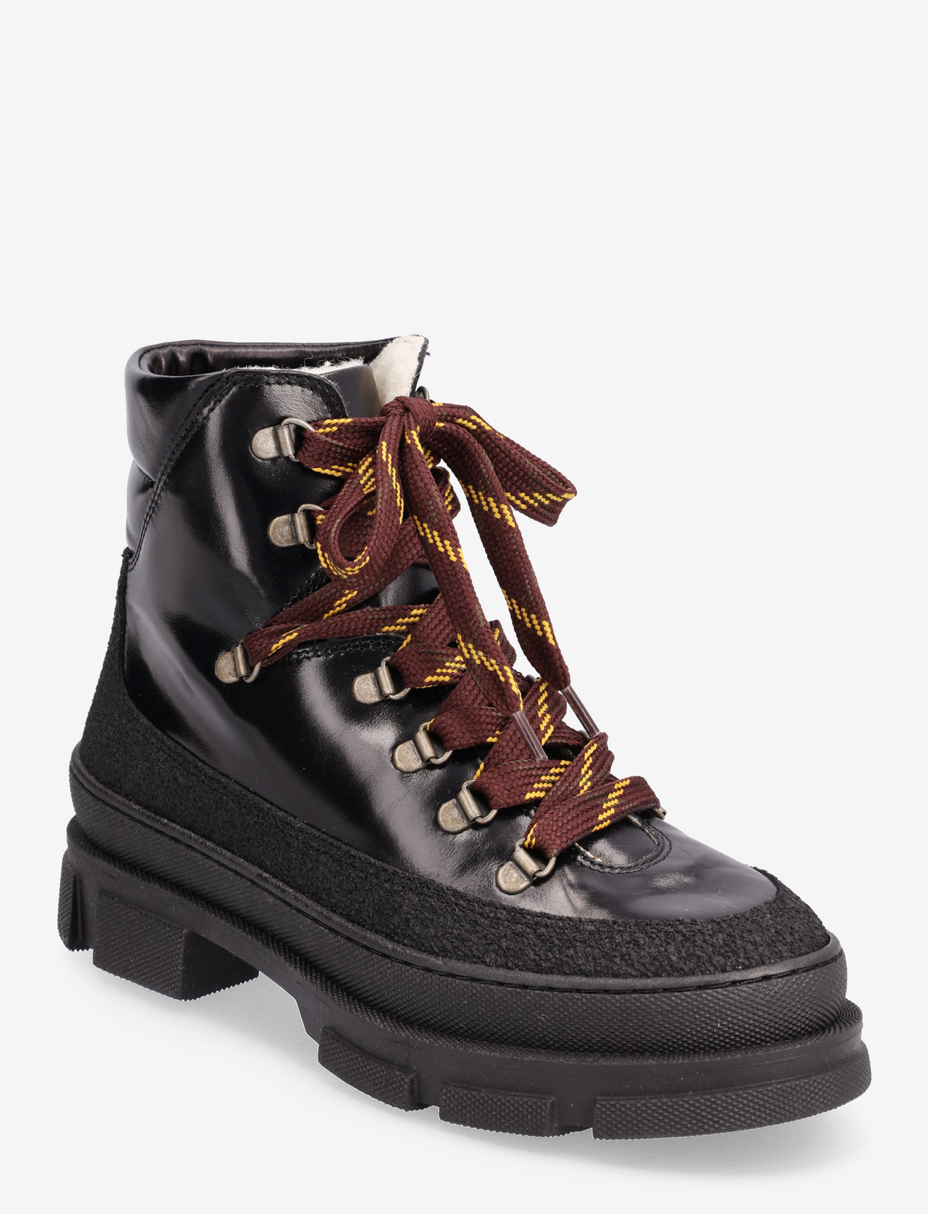 ANGULUS - Boots - flat - geschnürte stiefel - 1321/1835 black - 0